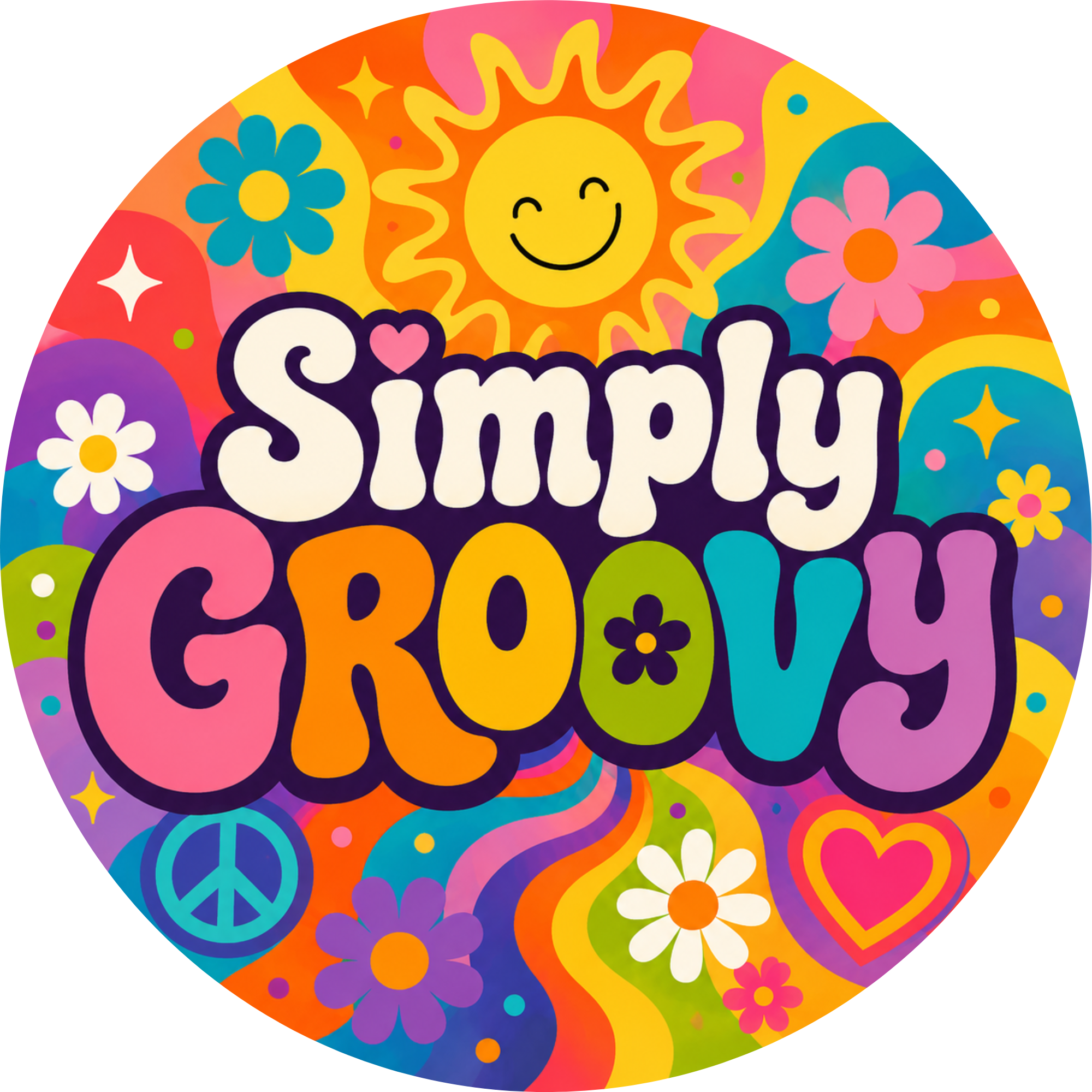 Simply Groovy All Occasion Wreath Attachment, Sign or Door Hanger