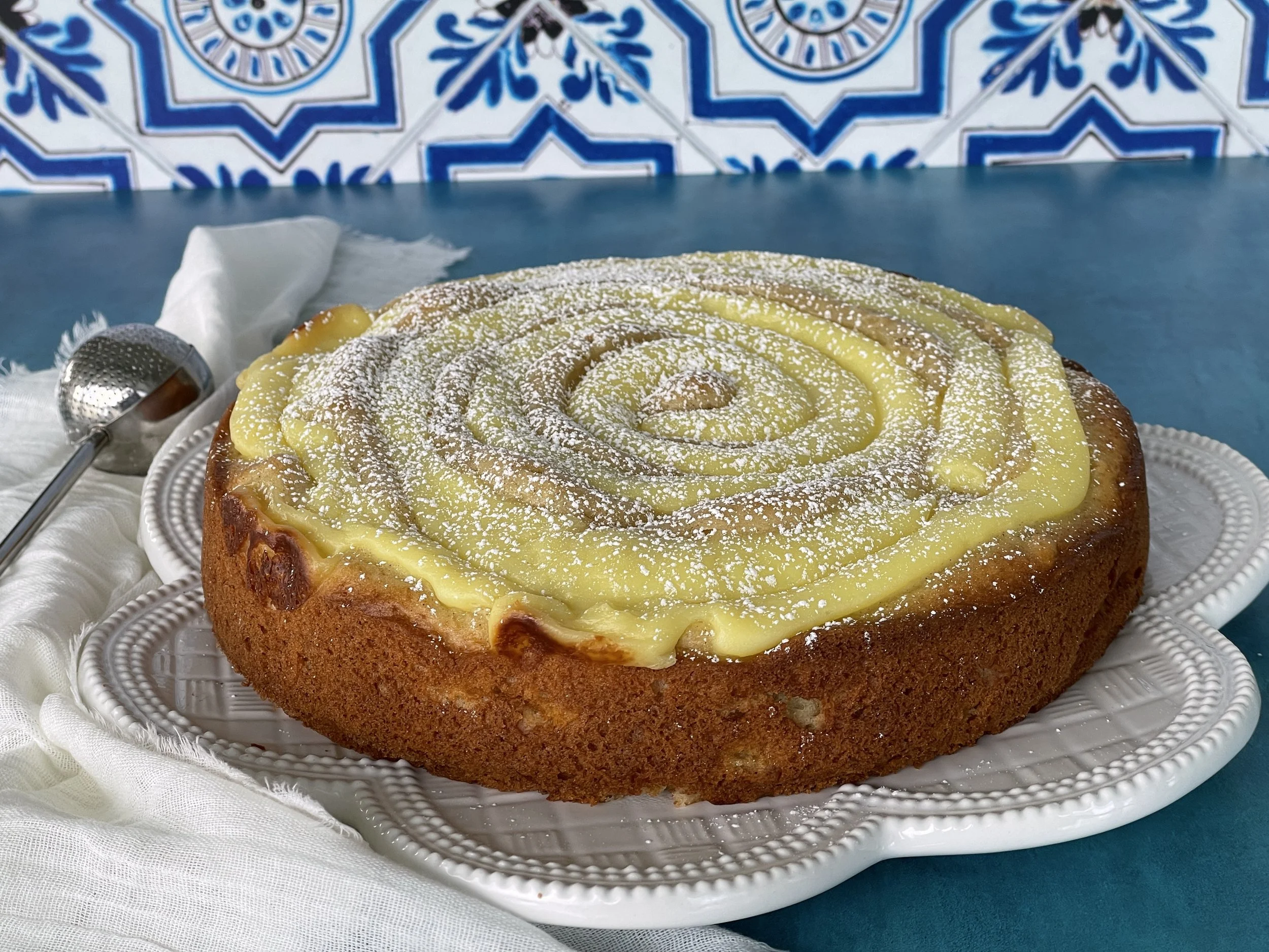 Torta de Manzanas y Crema