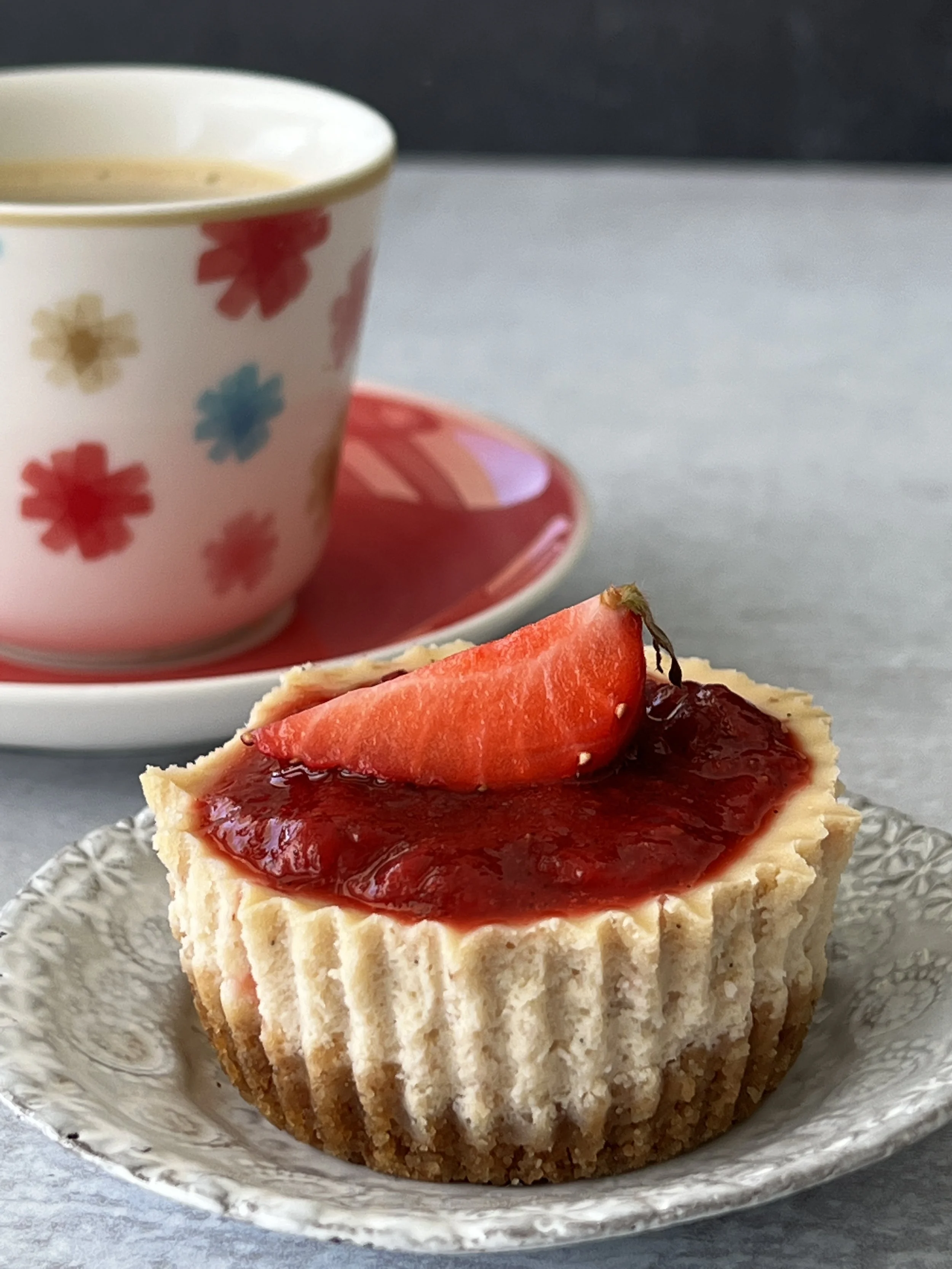 Mini Cheesecake de Fresas
