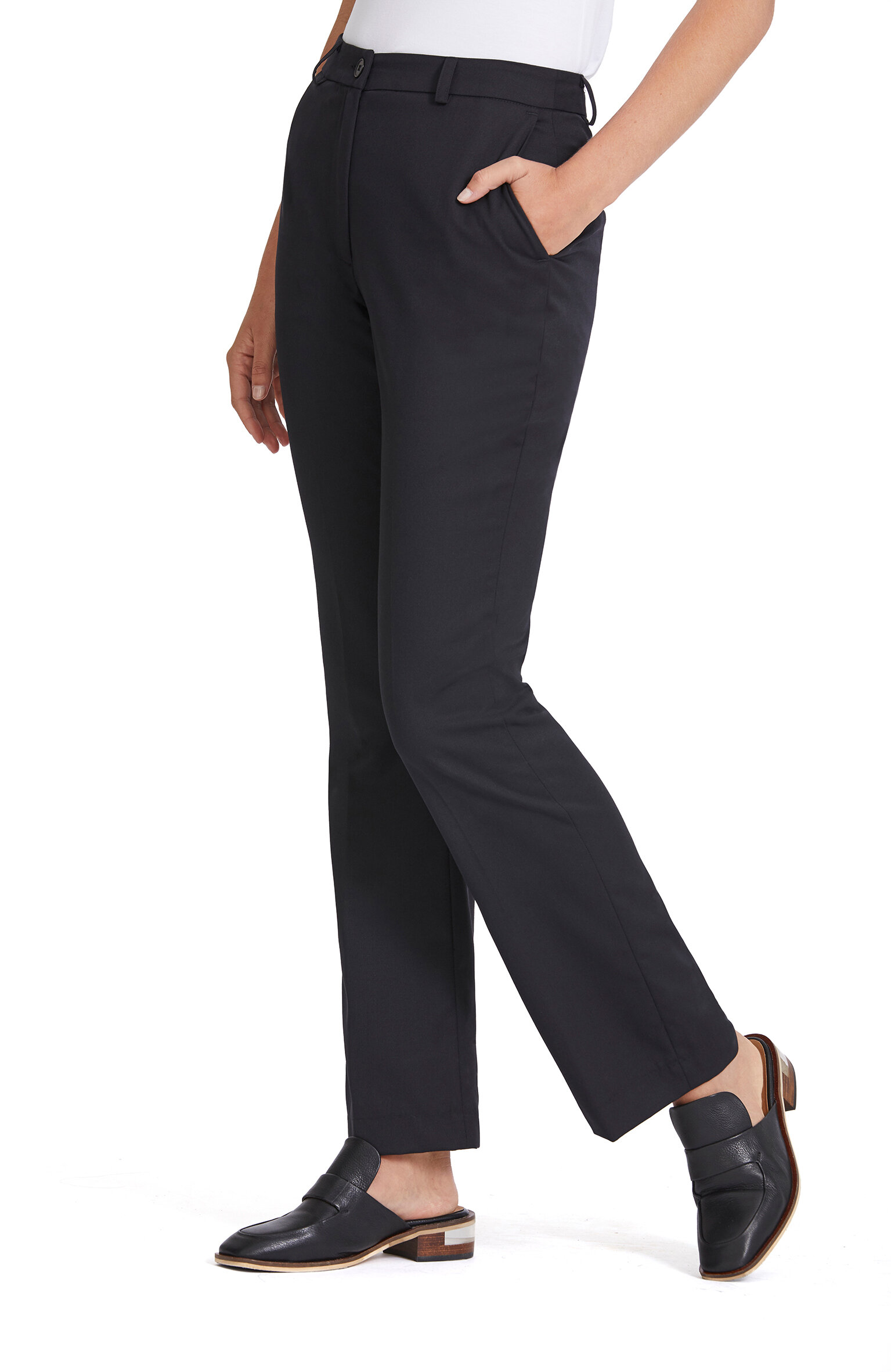Buy KATE SPADE Tailored-Cut Mid-Rise Trousers | Red Color Women | AJIO LUXE