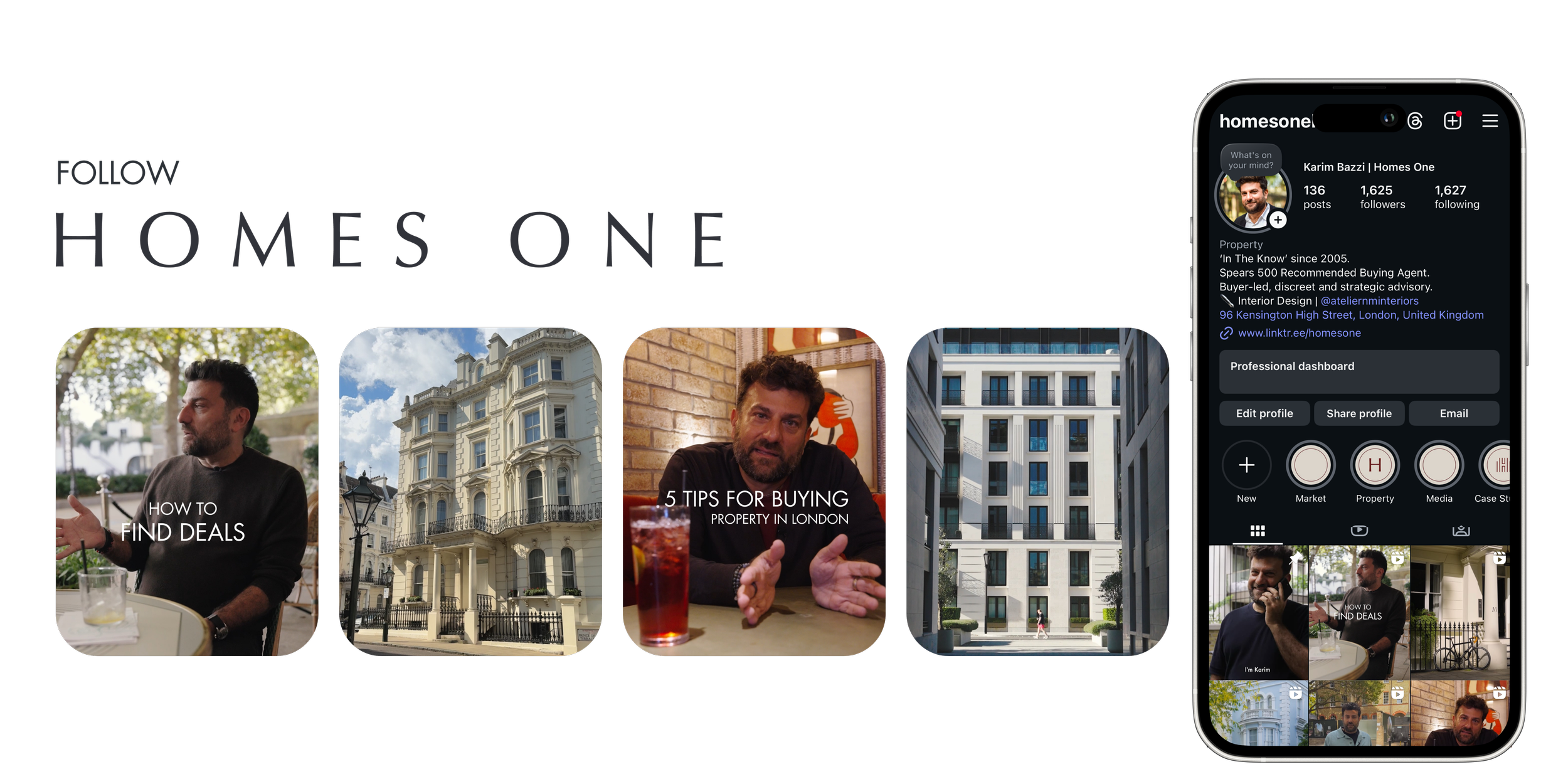 Premium London buying agent on Instagram.