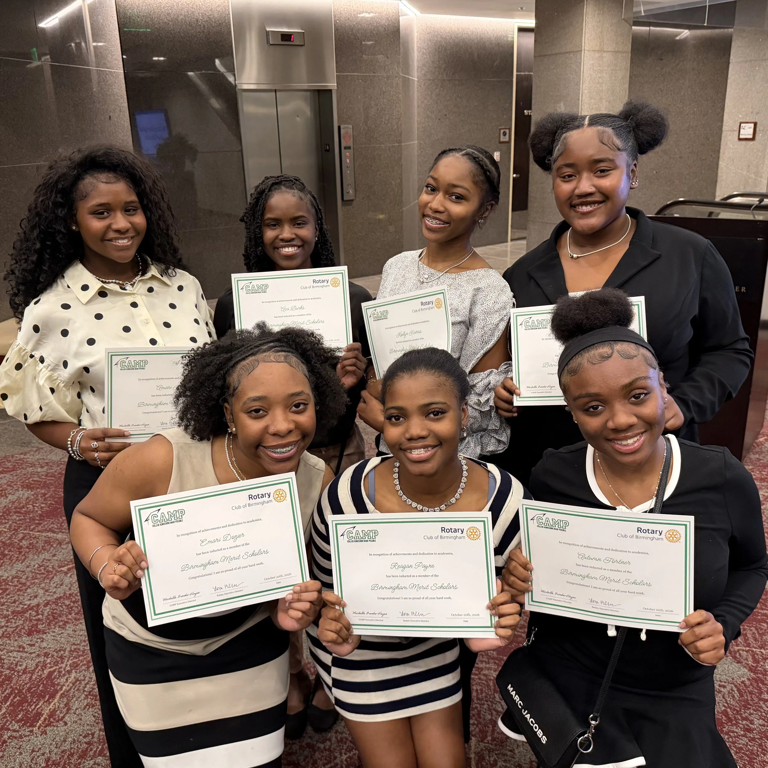Rotary Hosts CAMP’s Birmingham Merit Scholars As They Kick Off the Year