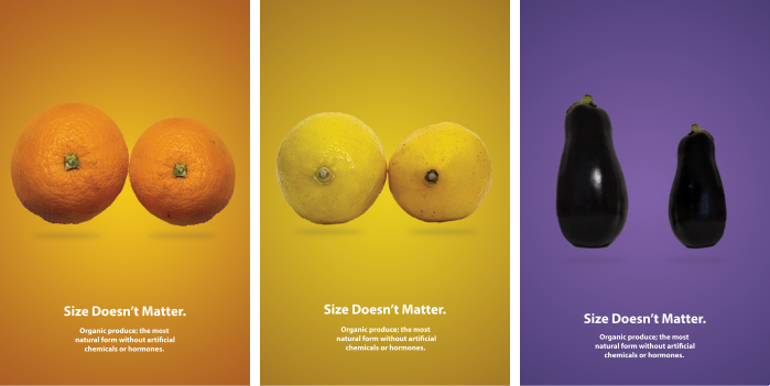 3 final posters of the Ad Campaign