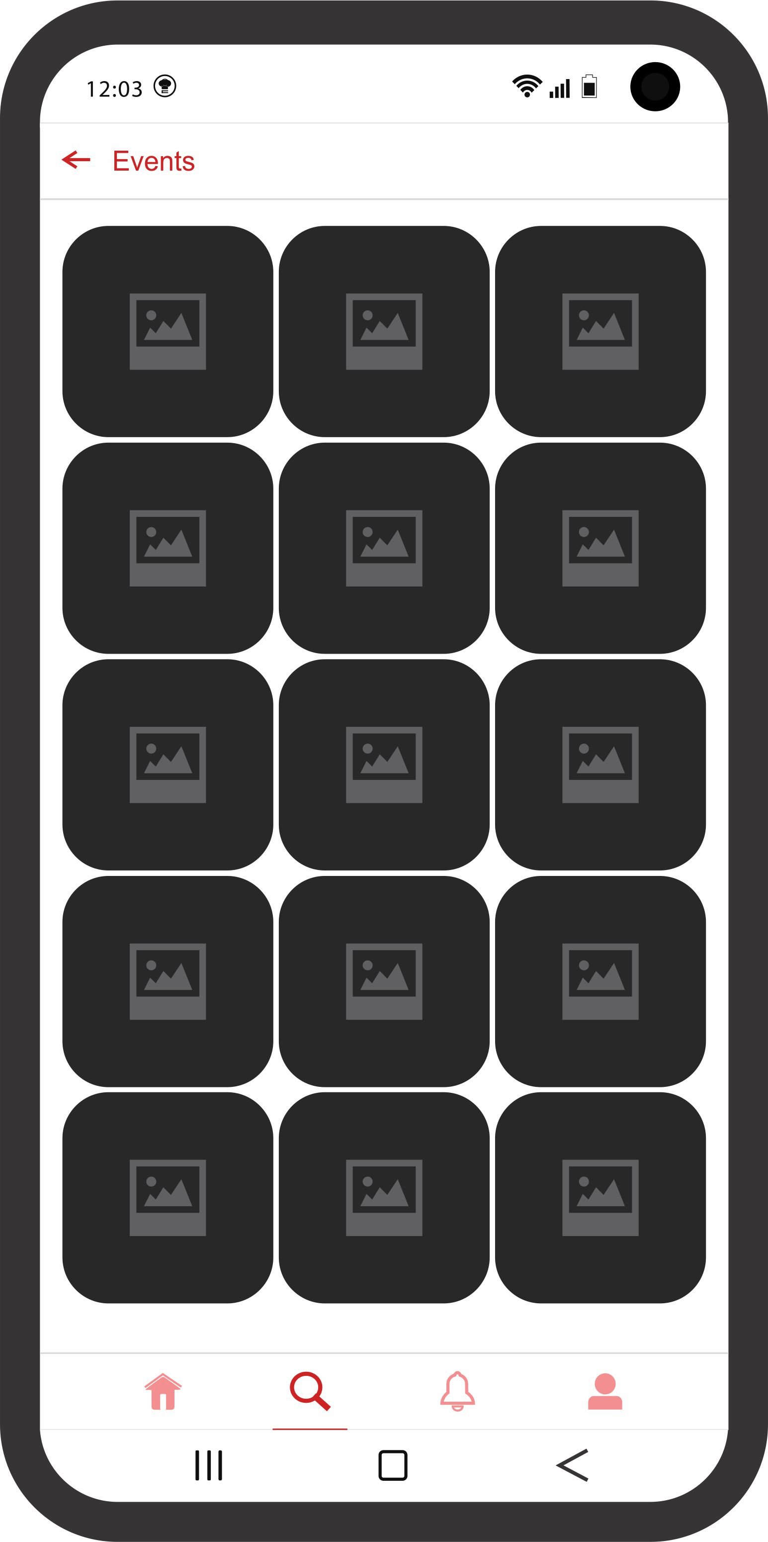 Events Screen