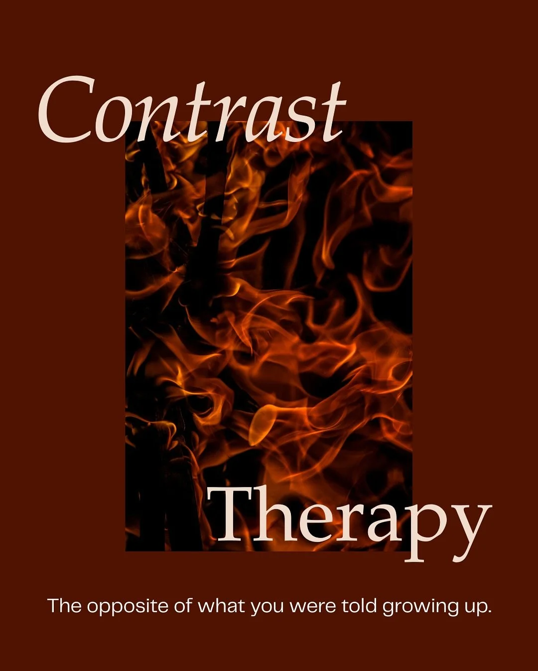 Hot to Cold? Isn&rsquo;t That Bad?🤔
We&rsquo;ve all been told at some point that going from hot to cold is a bad idea. Turns out, that&rsquo;s not exactly true. In fact, that quick shift from heat to chill is the whole idea behind contrast therapy, 