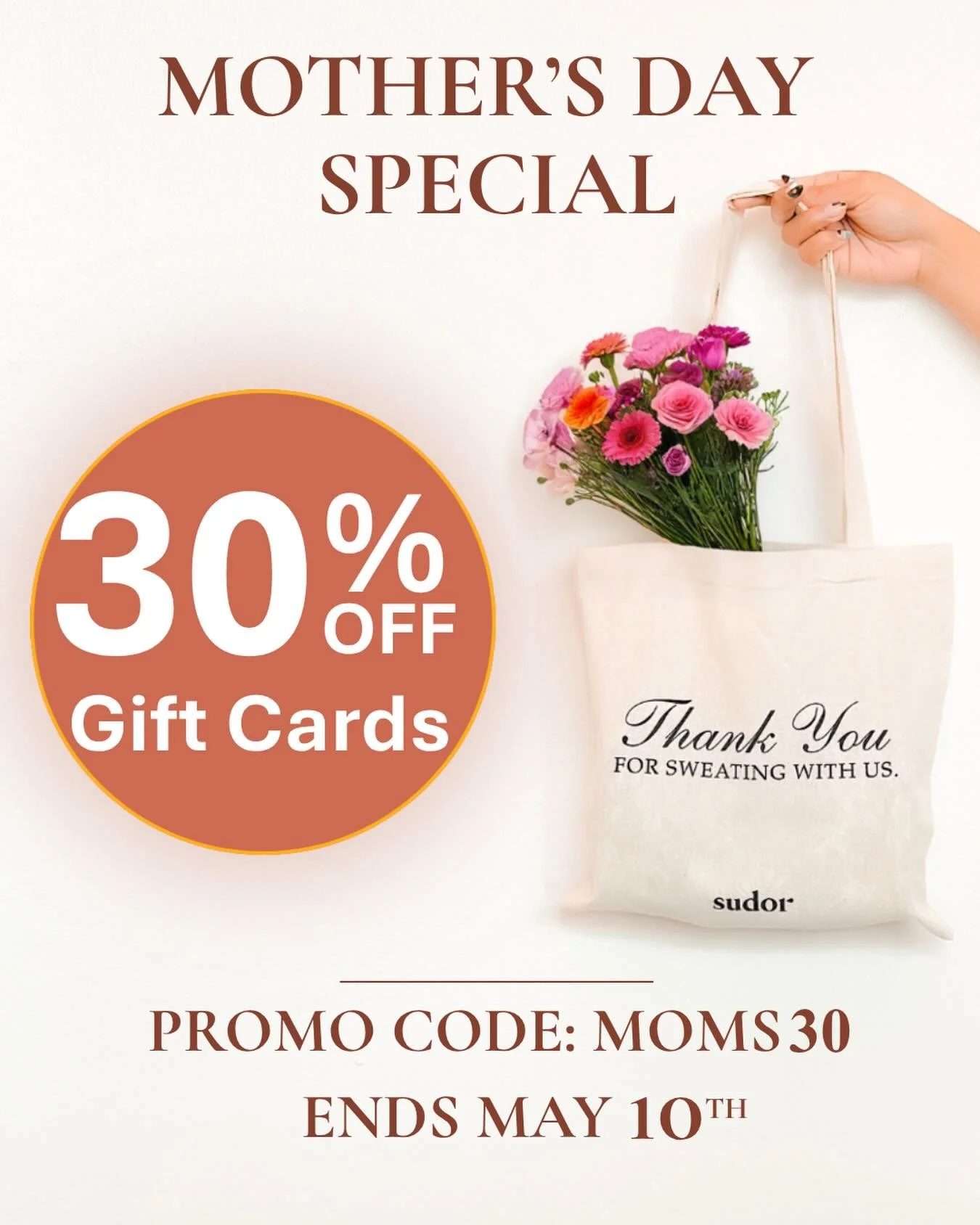 He thought Mother&rsquo;s Day meant flowers and brunch.

What she really wants is time to reset, recharge, and glow✨

Get 30% off Sudor gift cards through Mother&rsquo;s Day, May 10.

Use code MOMS30 at checkout.