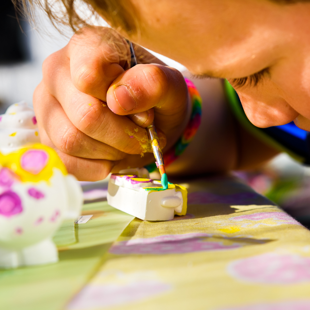 Free Kids Activity:  Plaster Painting
