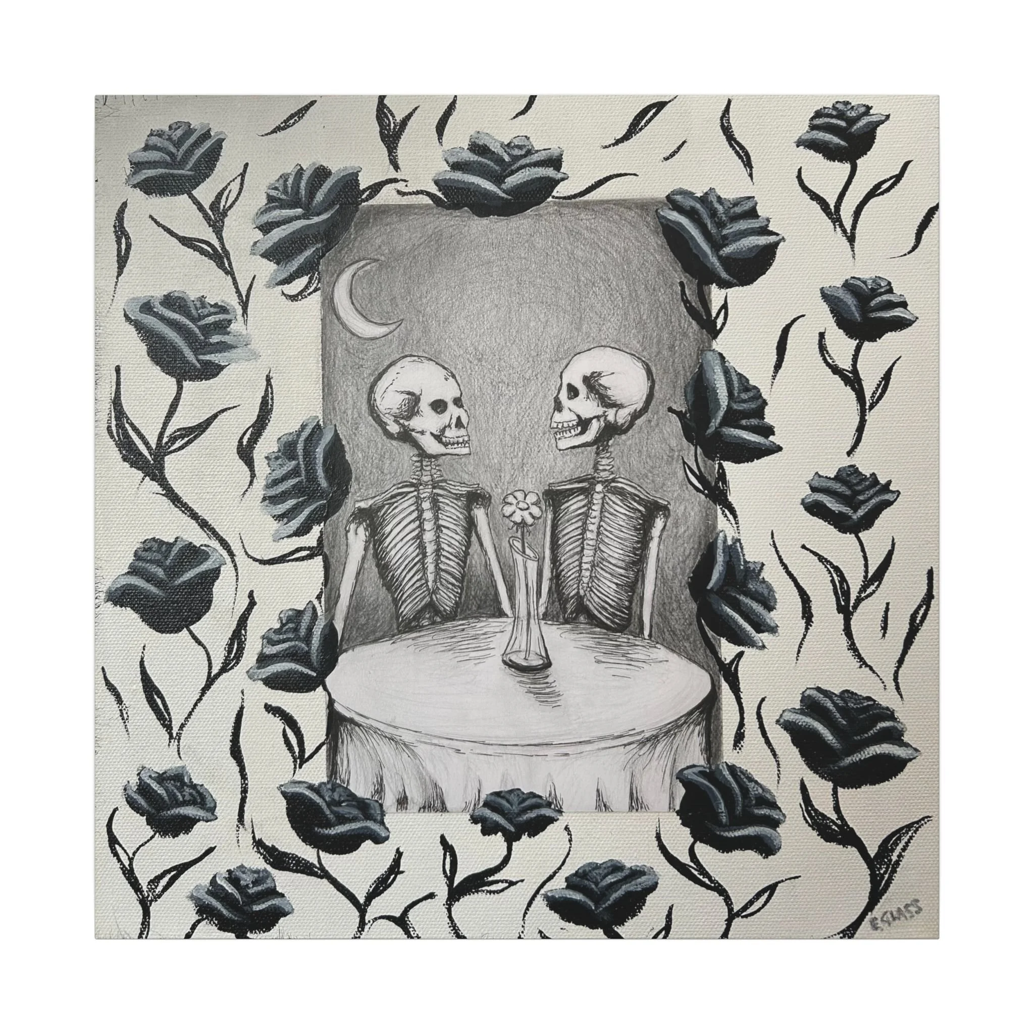 Date Night - Canvas Print - Various Sizes - Free Shipping