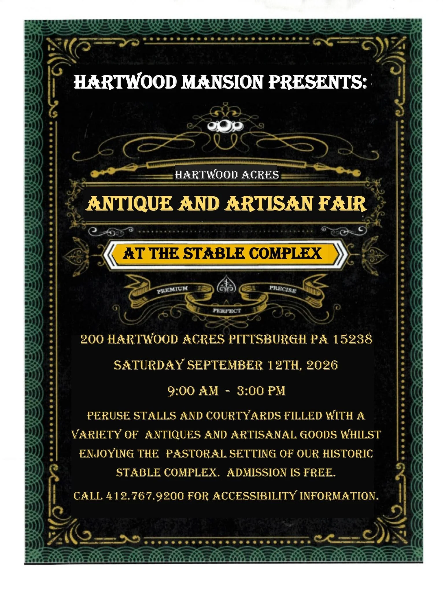 Hartwood Acres Antique and Artisan Sale
