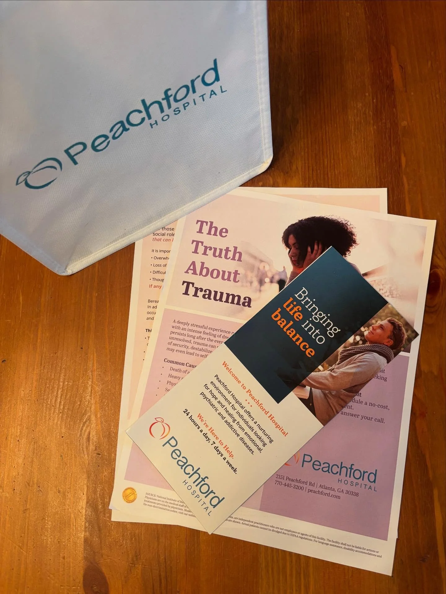 I took a tour of Peachford Hospital today to learn more about their assessment process and treatment programs.  It&rsquo;s so helpful to be able to learn first hand what resources are available to clients.  #destigmatizementalhealth #mentalhealthmatt