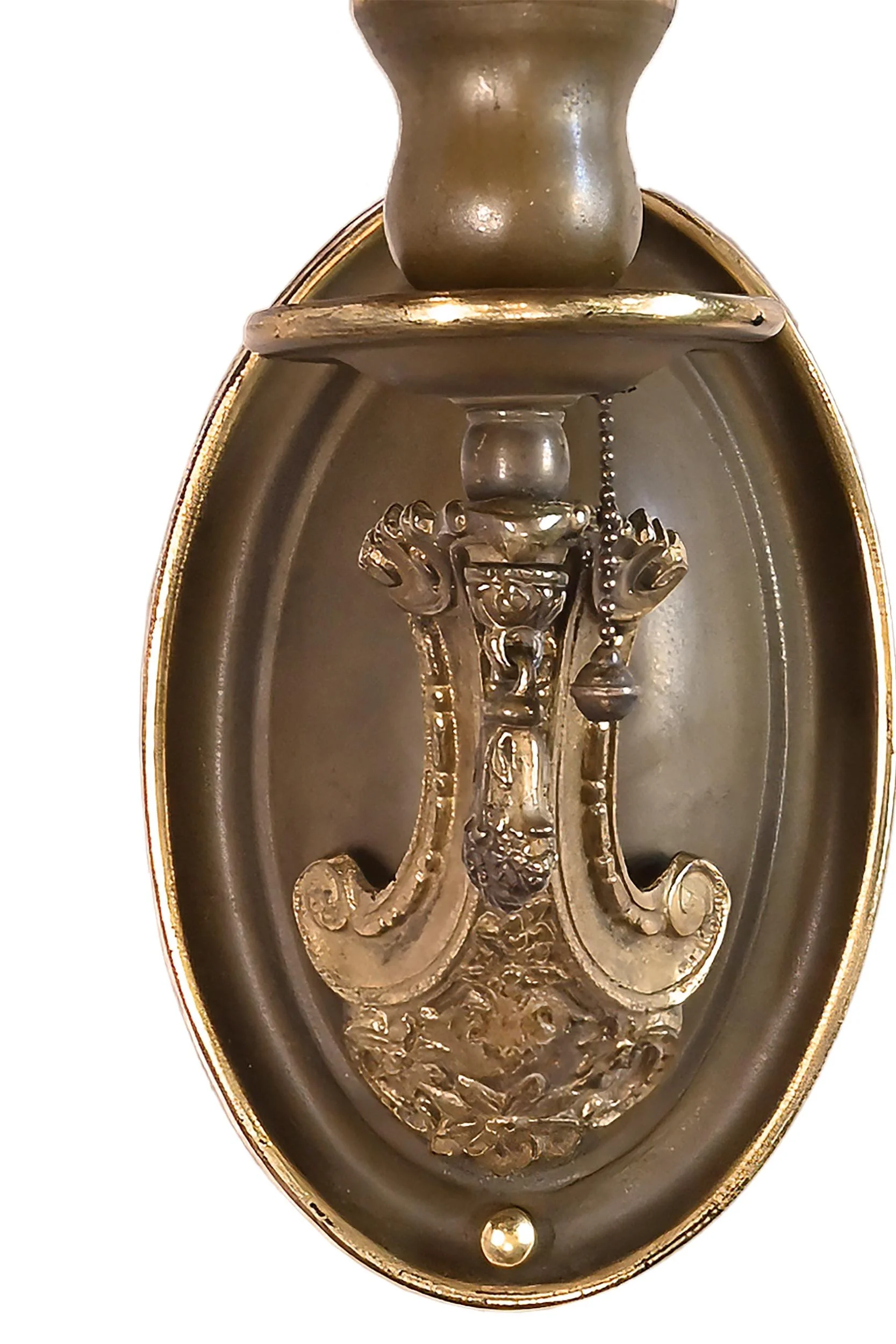 27717 single arm oval 2 tone brass sconces 3.jpg