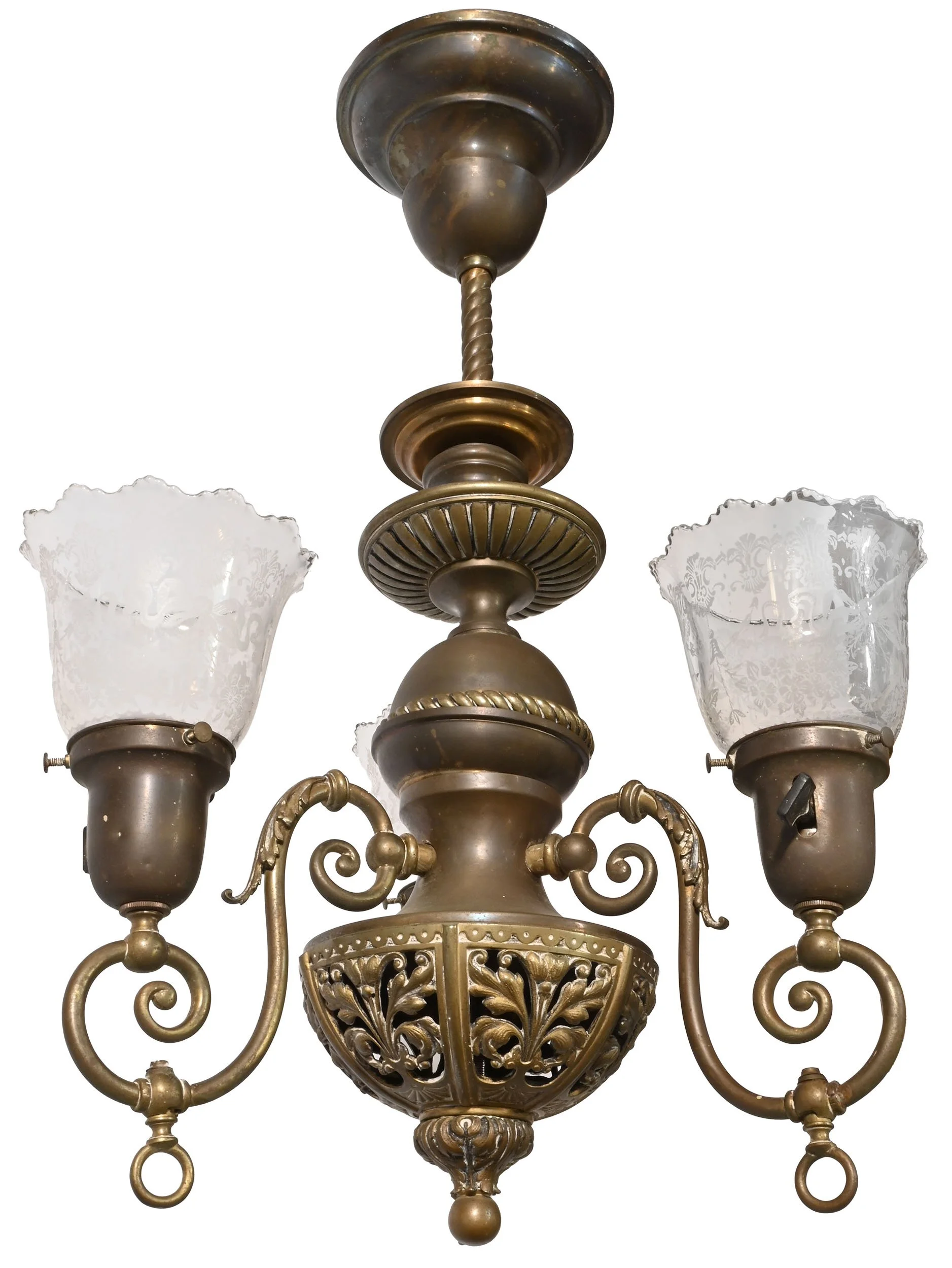 27390 gas converted 3 shade brass chan 2.jpg