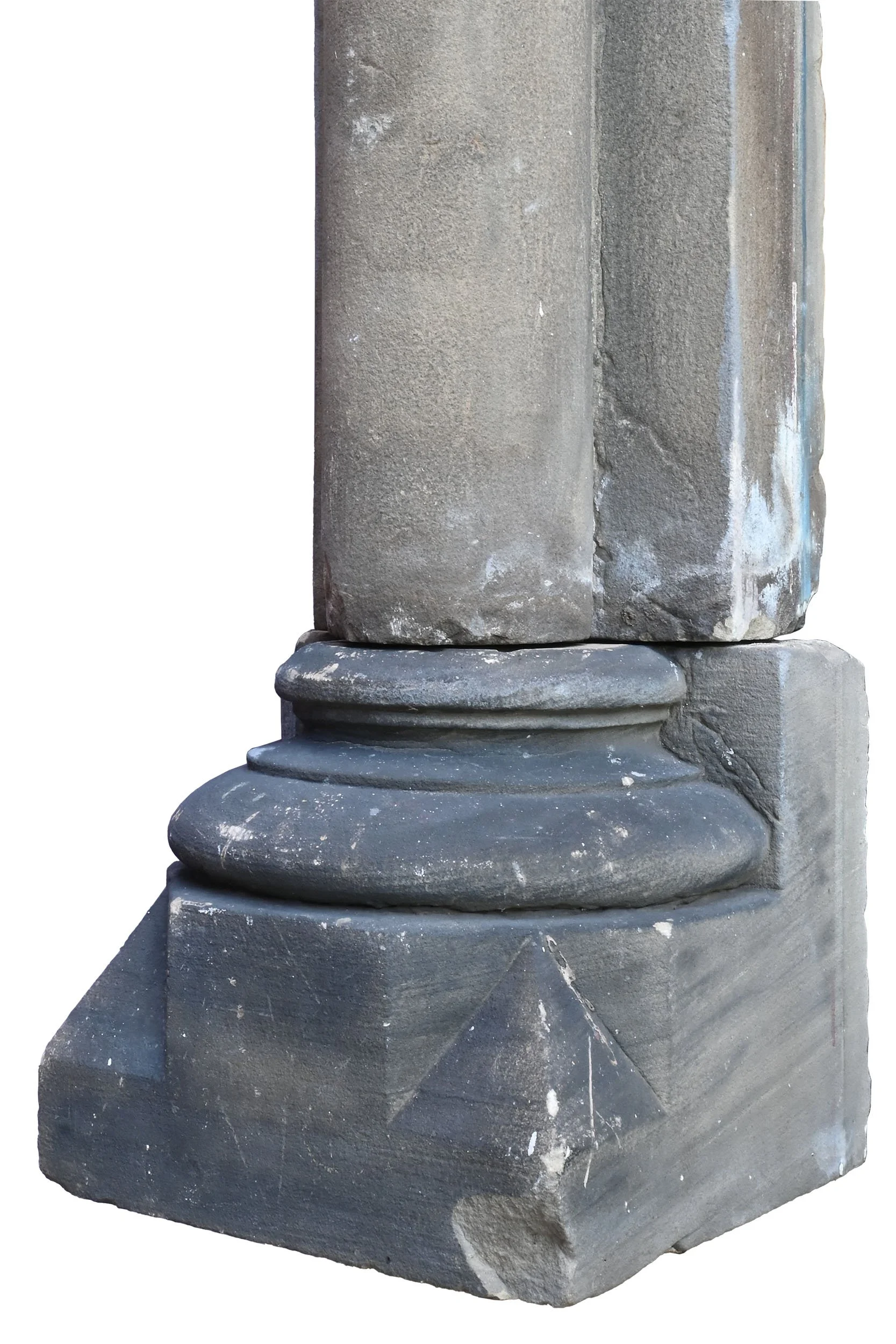 27651 three piece carved limestone wall mount column 2.jpg