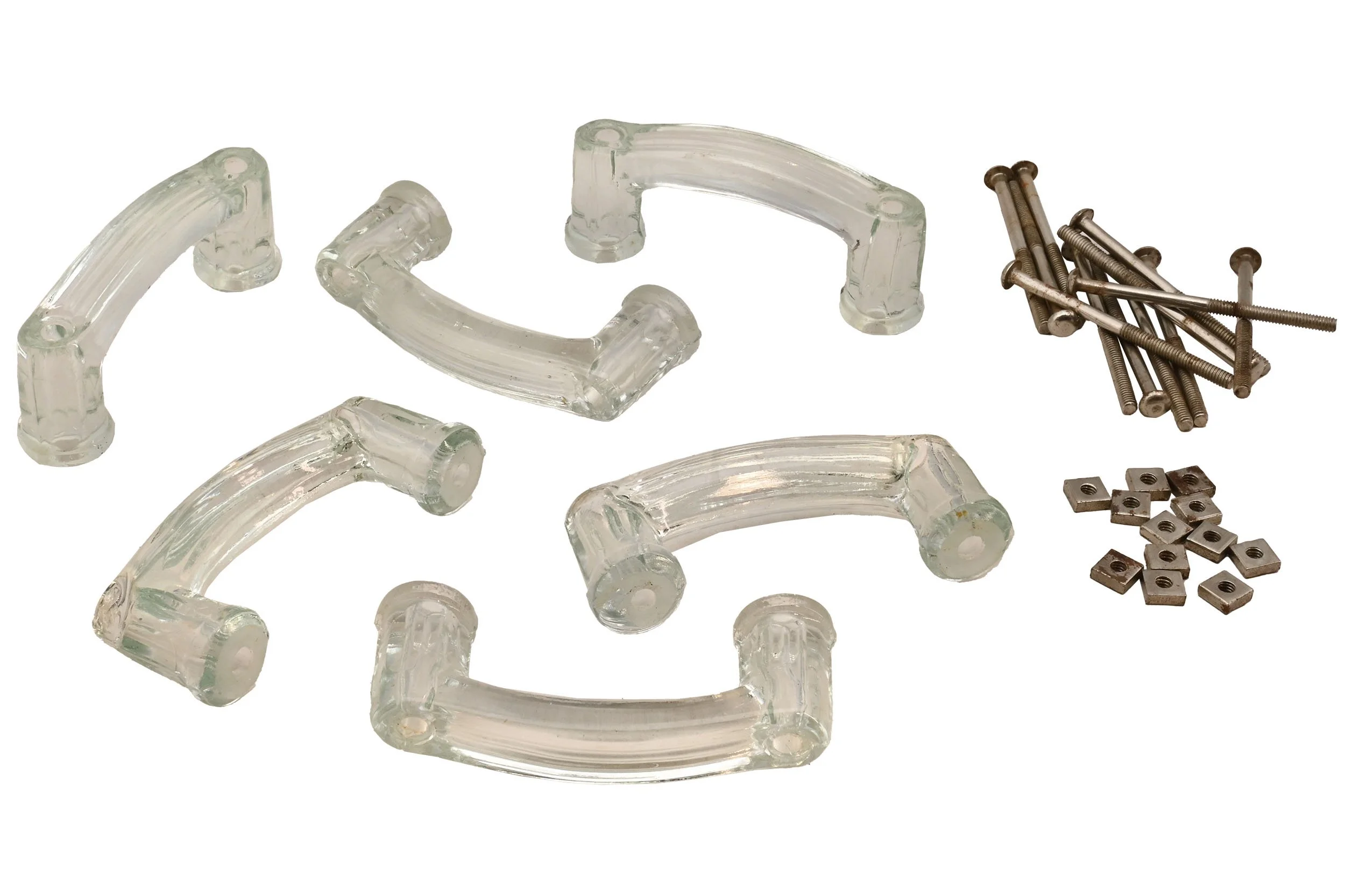 27111 clear glass ribbed deco drawer pull pair 2.jpg