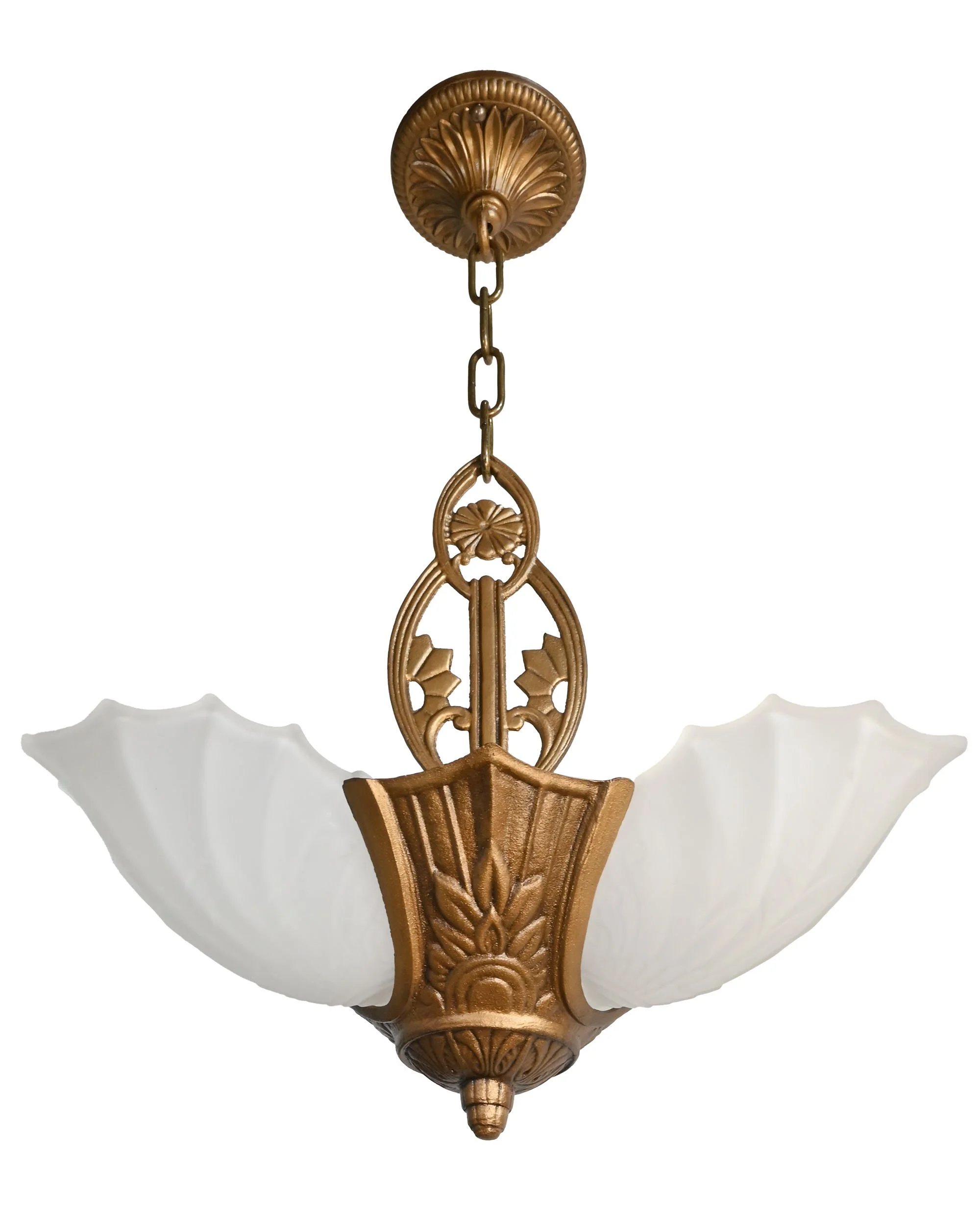62149 art deco recreation three slip shade chandelier 2.jpg