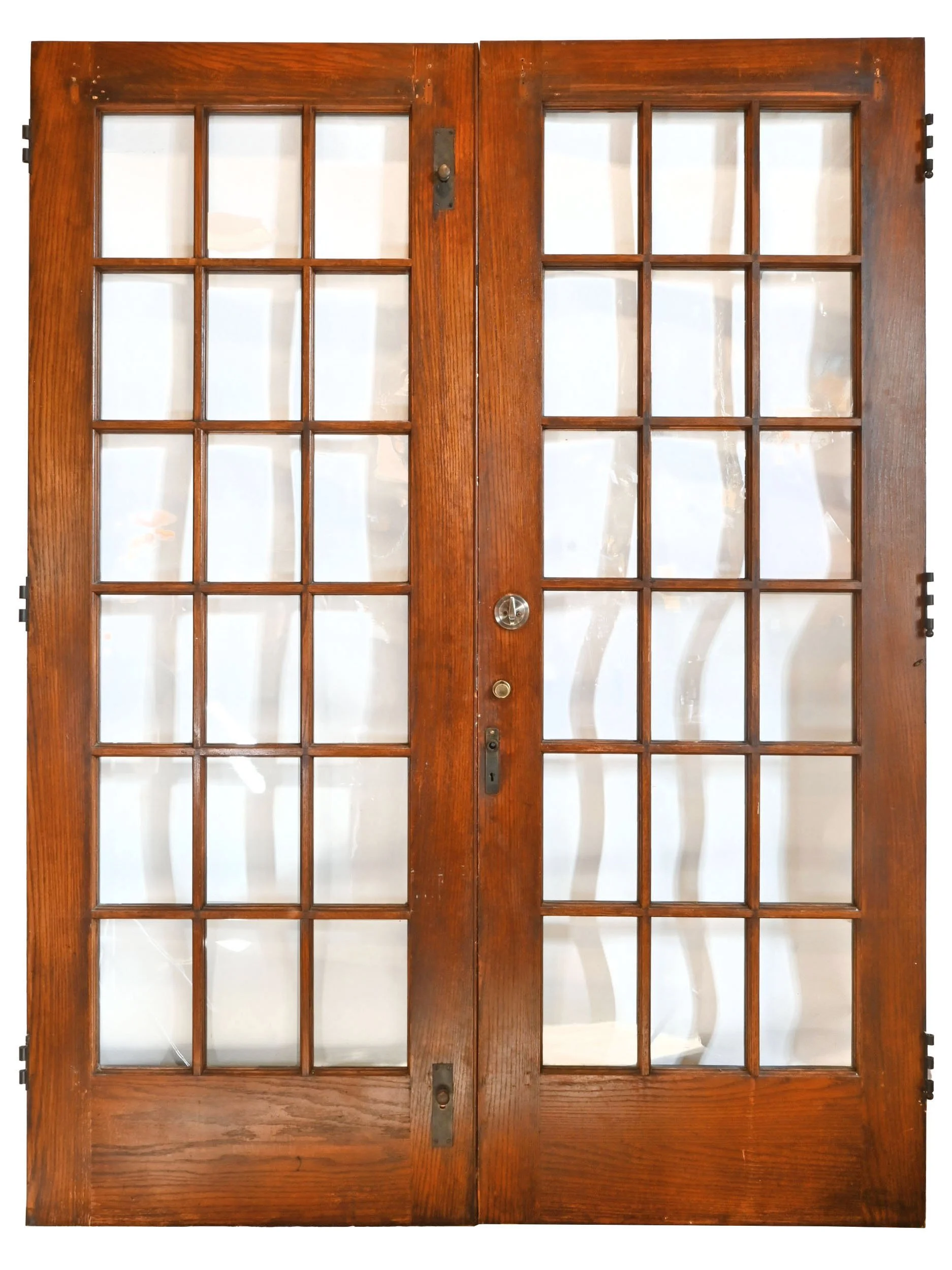 66 inch wide light oak french door pair 36 total