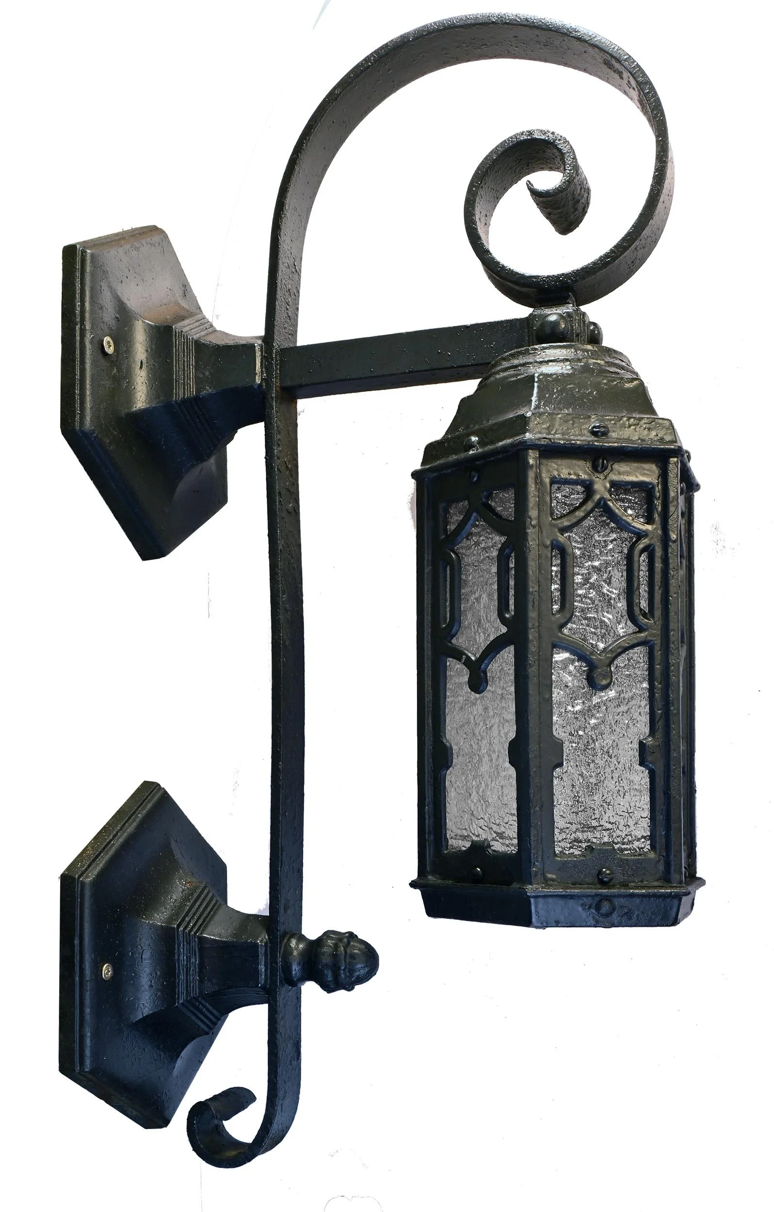 27296 B cast iron exterior sconce pair.jpg