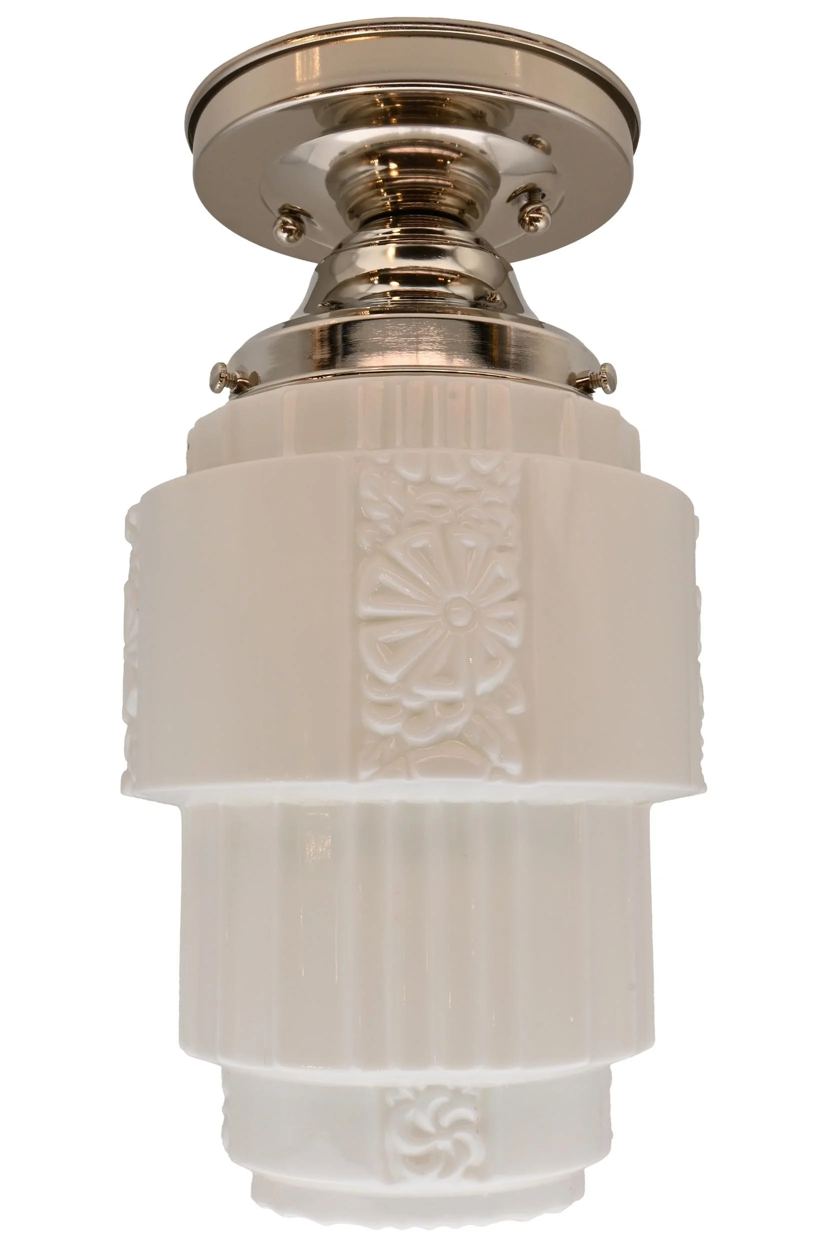27323 milkglass skyscraper on nickel ceiling hugger 1.jpg