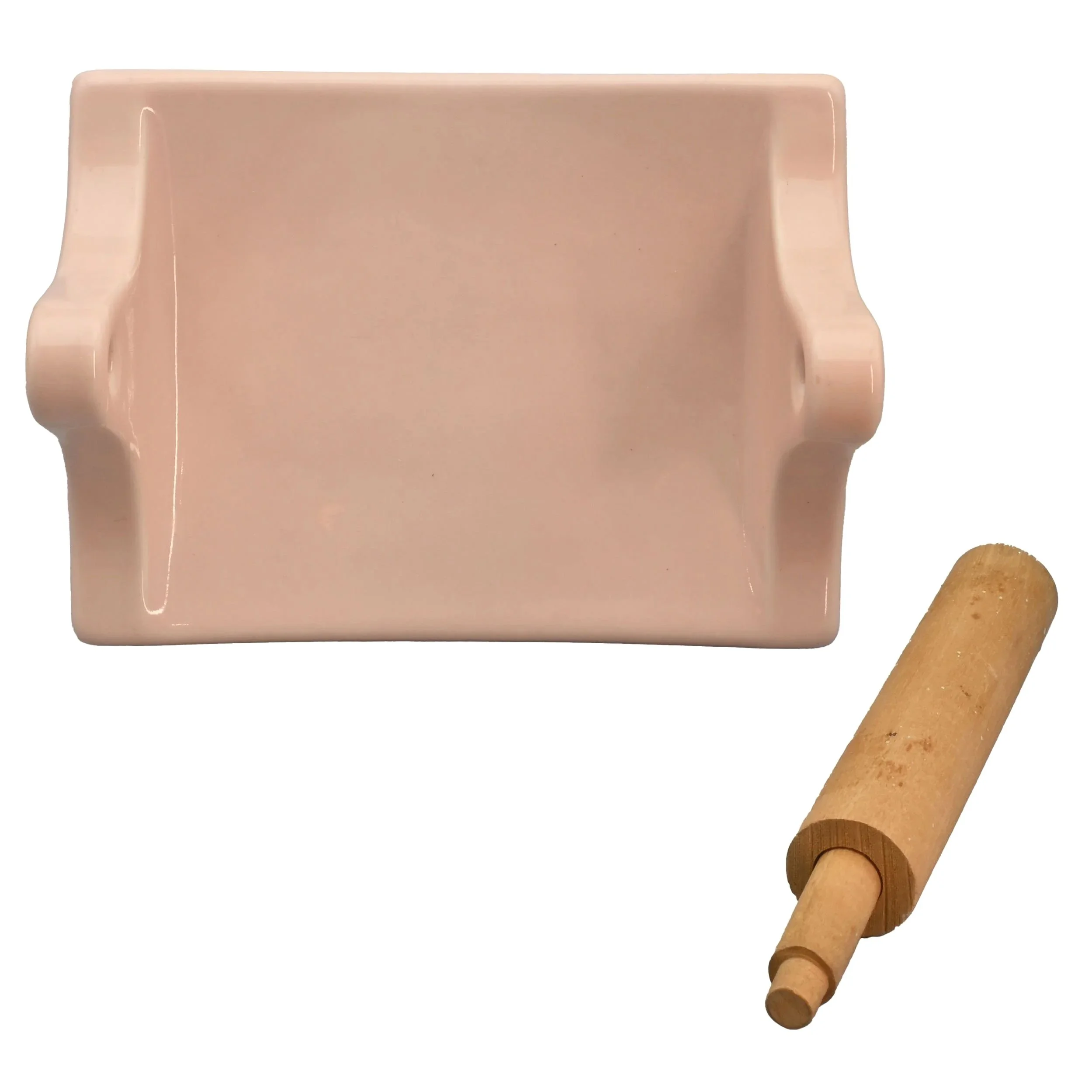 27610+pink+porcelain+mortared-in+toilet+paper+holder+with+wood+spindle+3.jpg