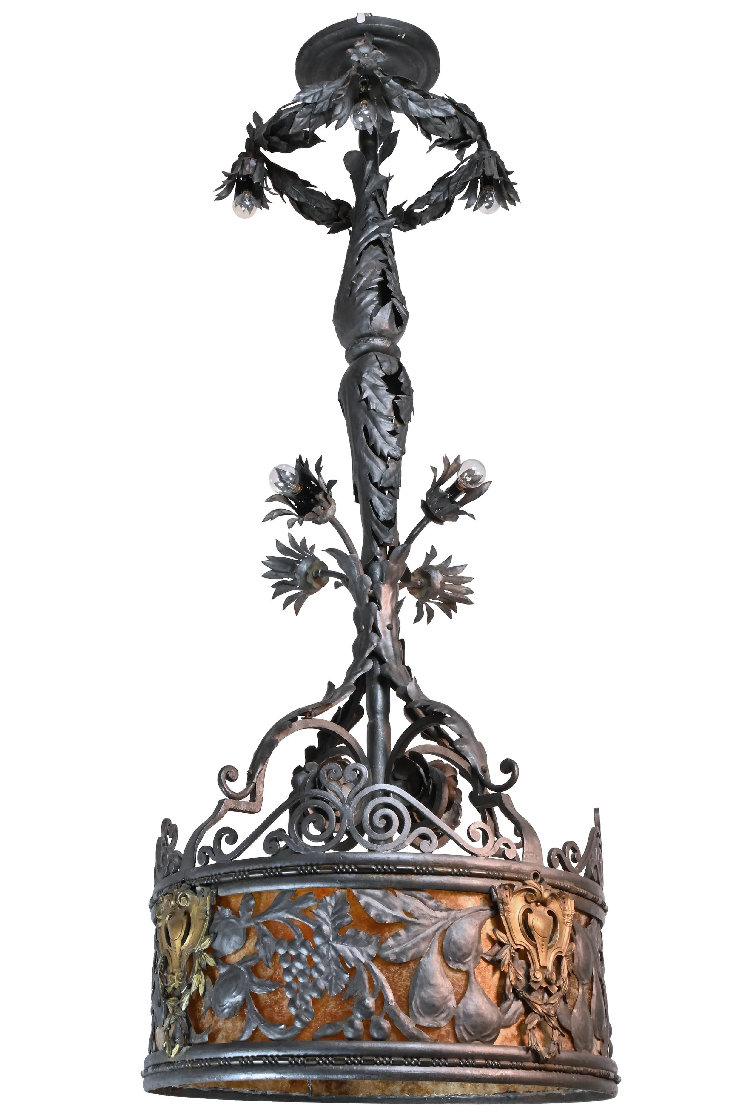 49849+tall+oversized+cast+decorative+chandelier+3.jpg