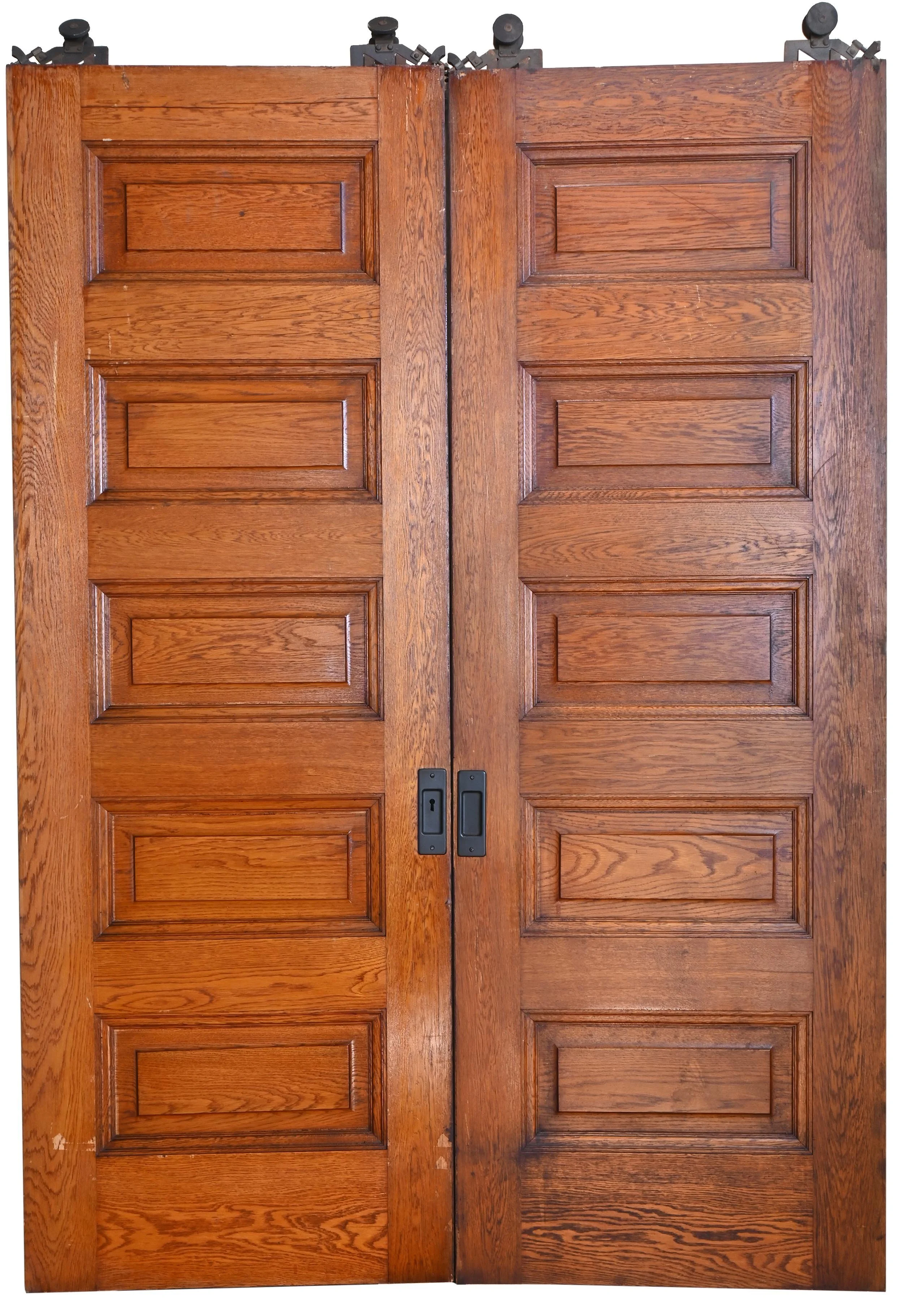 62169+oak+5+panel+pocket+doors+6.jpg