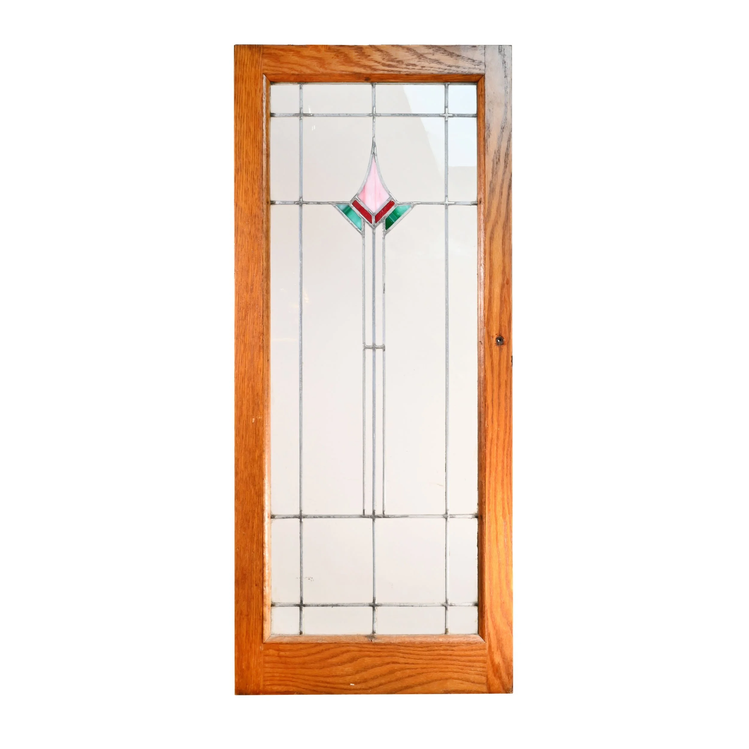 62540+tall+craftsman+cabinet+door+with+pink+and+green+slag+accent+1.jpg