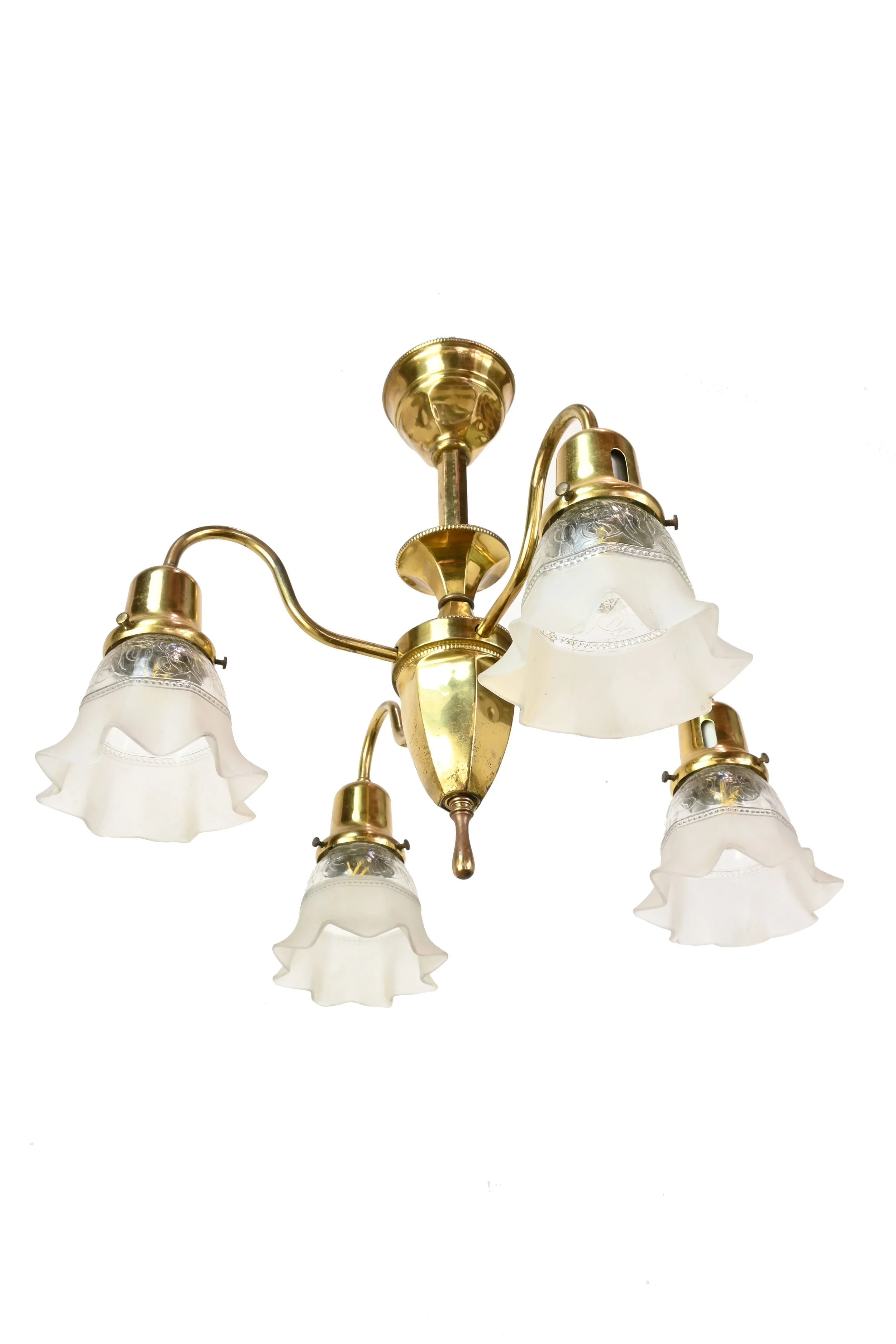 46870--4-arm-brass-fixture-with-half-frosted-shades-2.jpg