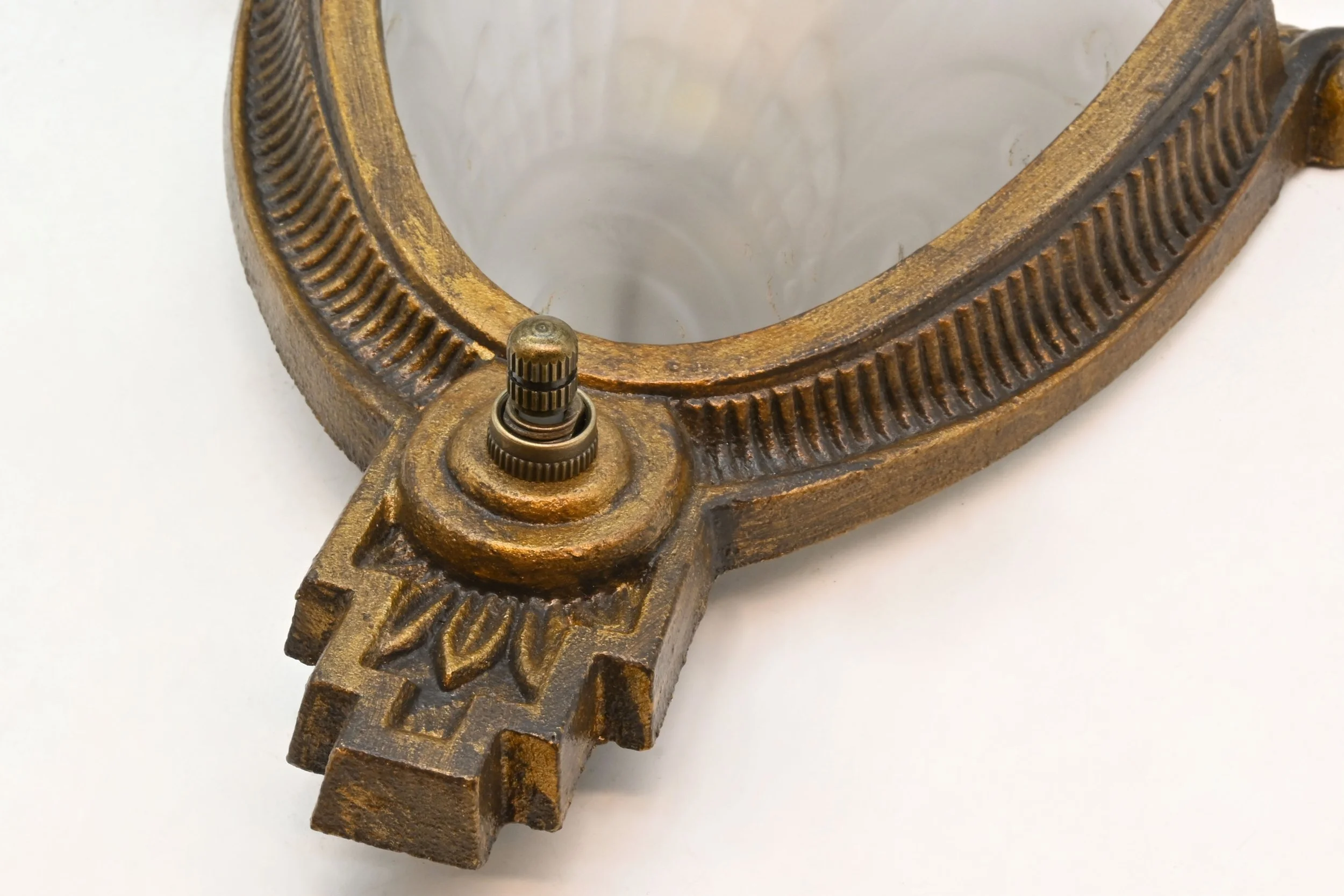 62151+hand+finished+cast+iron+slipper+shade+sconce+pair+4.jpg