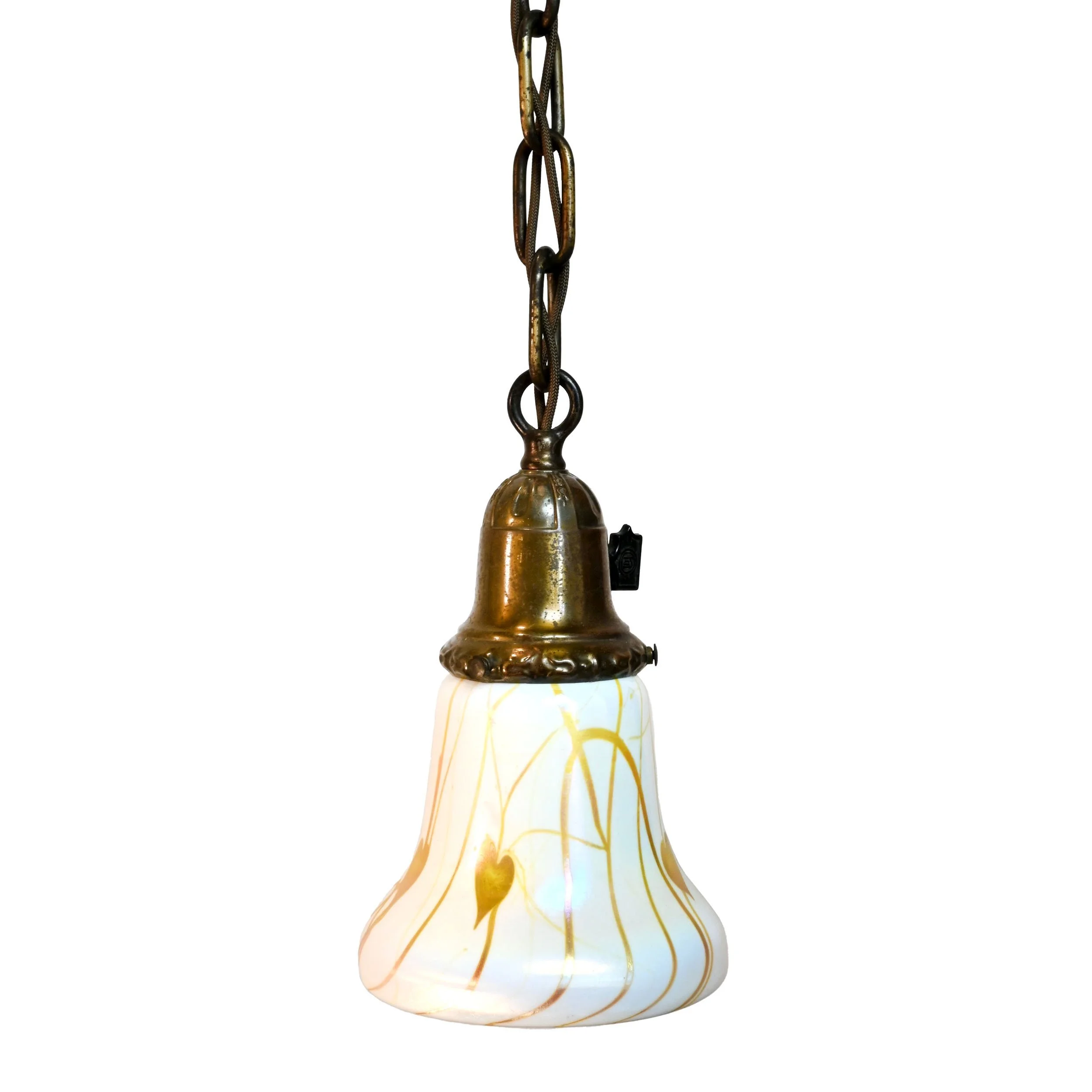 62461+calcite+and+aurene+art+glass+bell+shade+with+leafy+pendant+2.jpg
