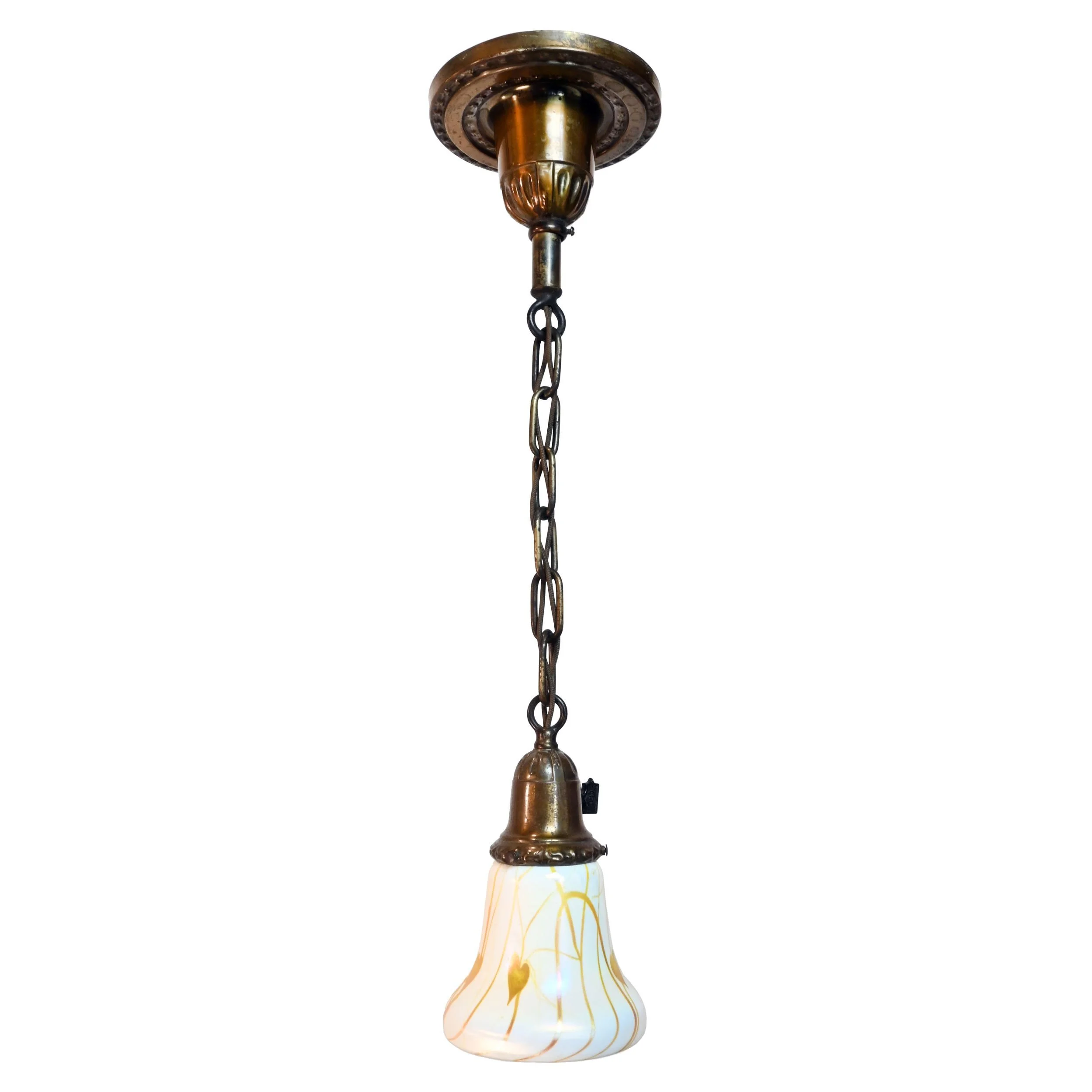 62461+calcite+and+aurene+art+glass+bell+shade+with+leafy+pendant+1.jpg