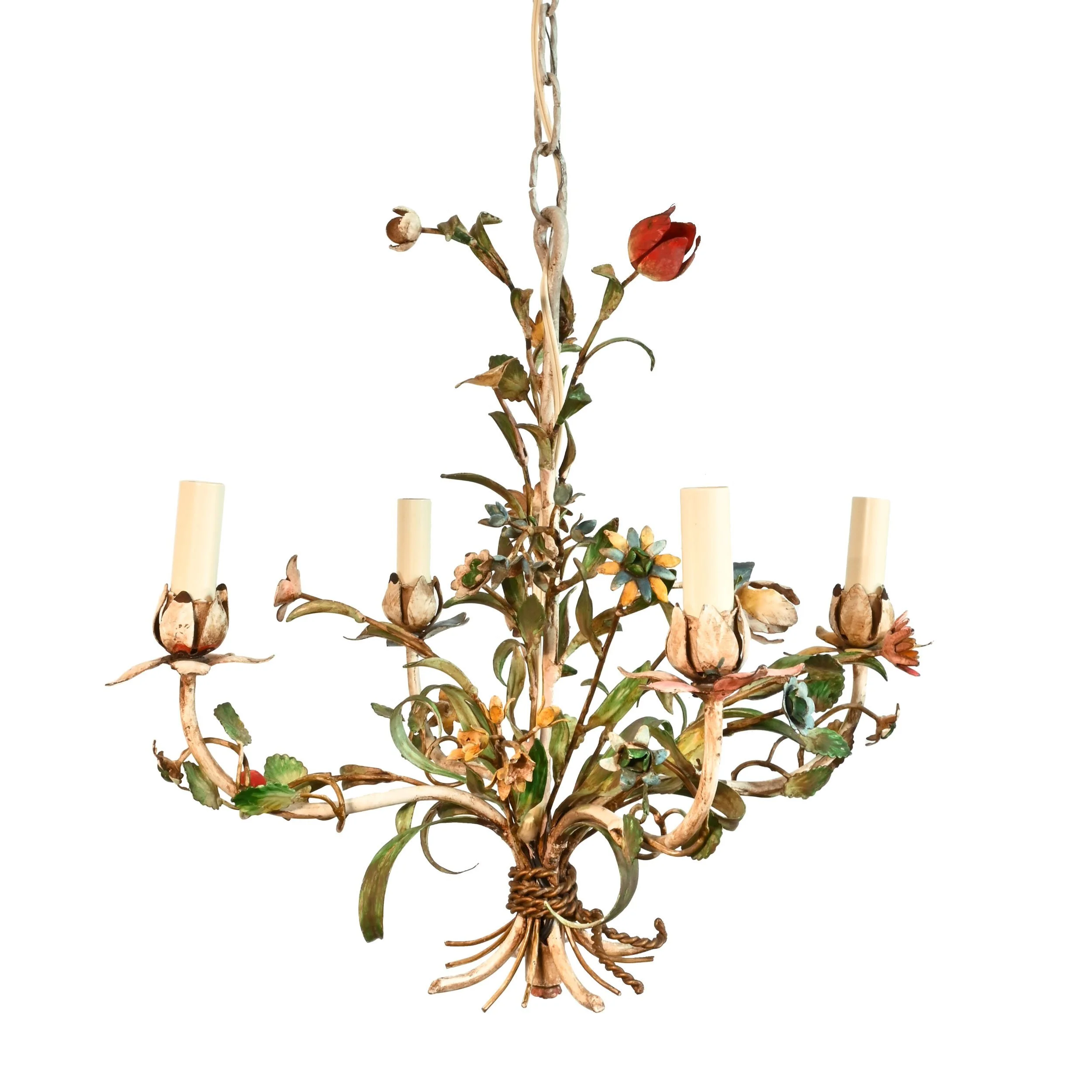 62460+toleware+bent+floral+polychrome+four+light+chandelier+2.jpg