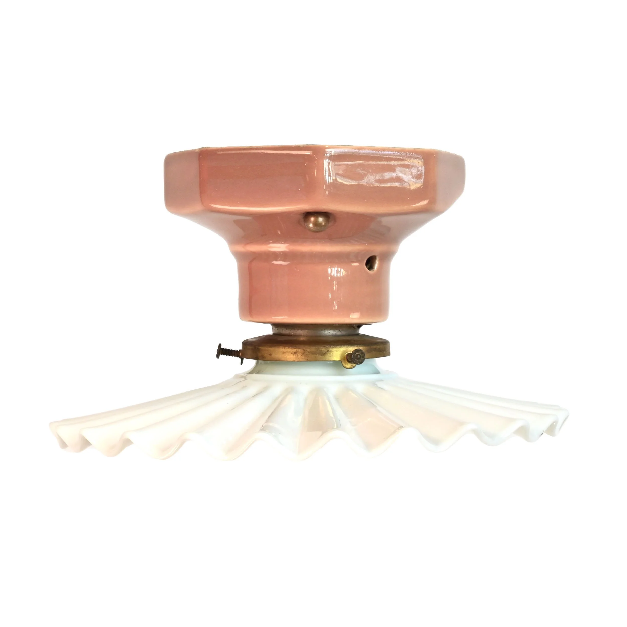 61586+desert+rose+standard+porcelain+semi+flush+fixture+with+pleated+milk+glass+shade+1.jpg