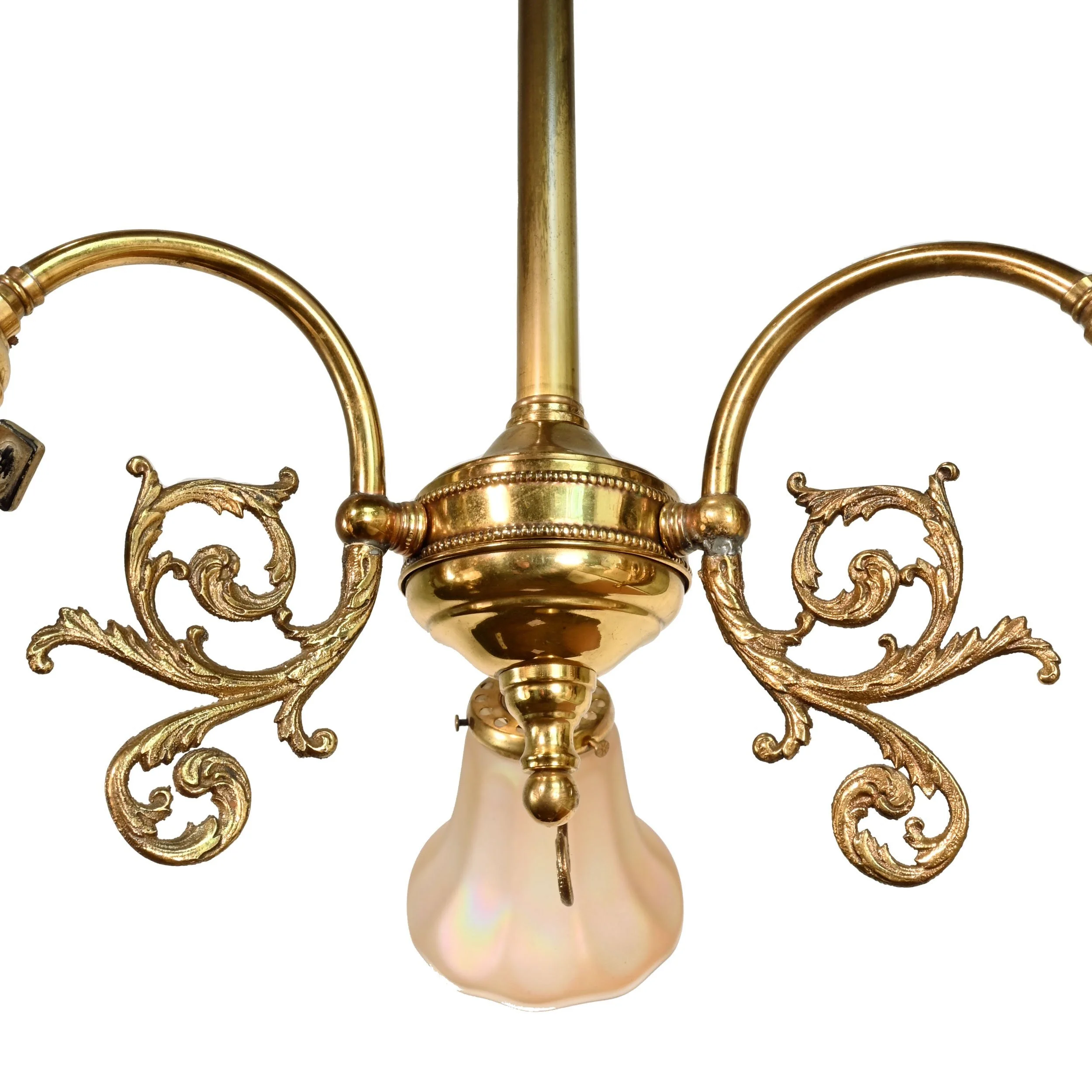 49269+brass+three+light+chandelier+with+pale+carnival+glass+shades+2.jpg