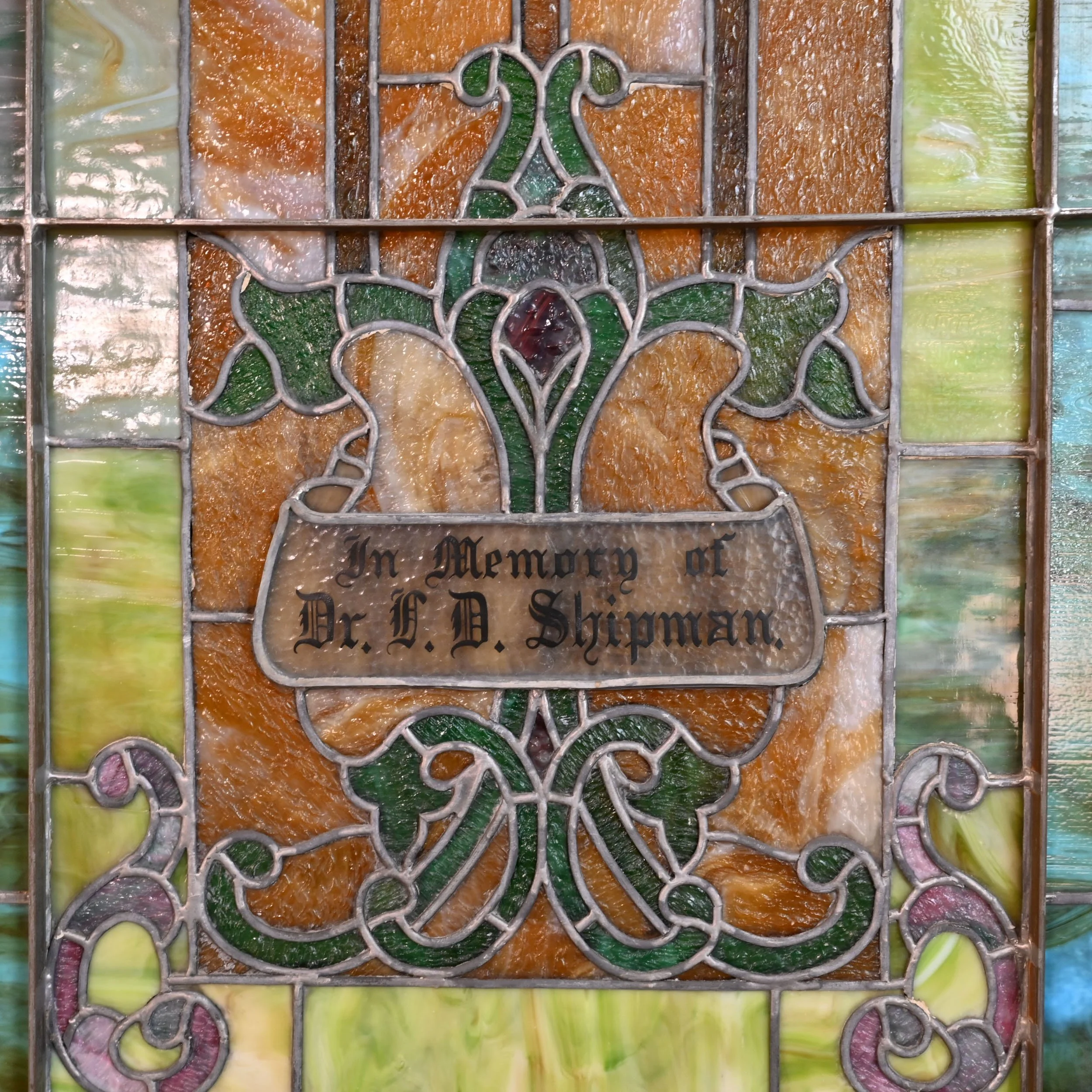 61660+arched+double+hung+stained+glass+with+cross+and+dedication+10.jpg