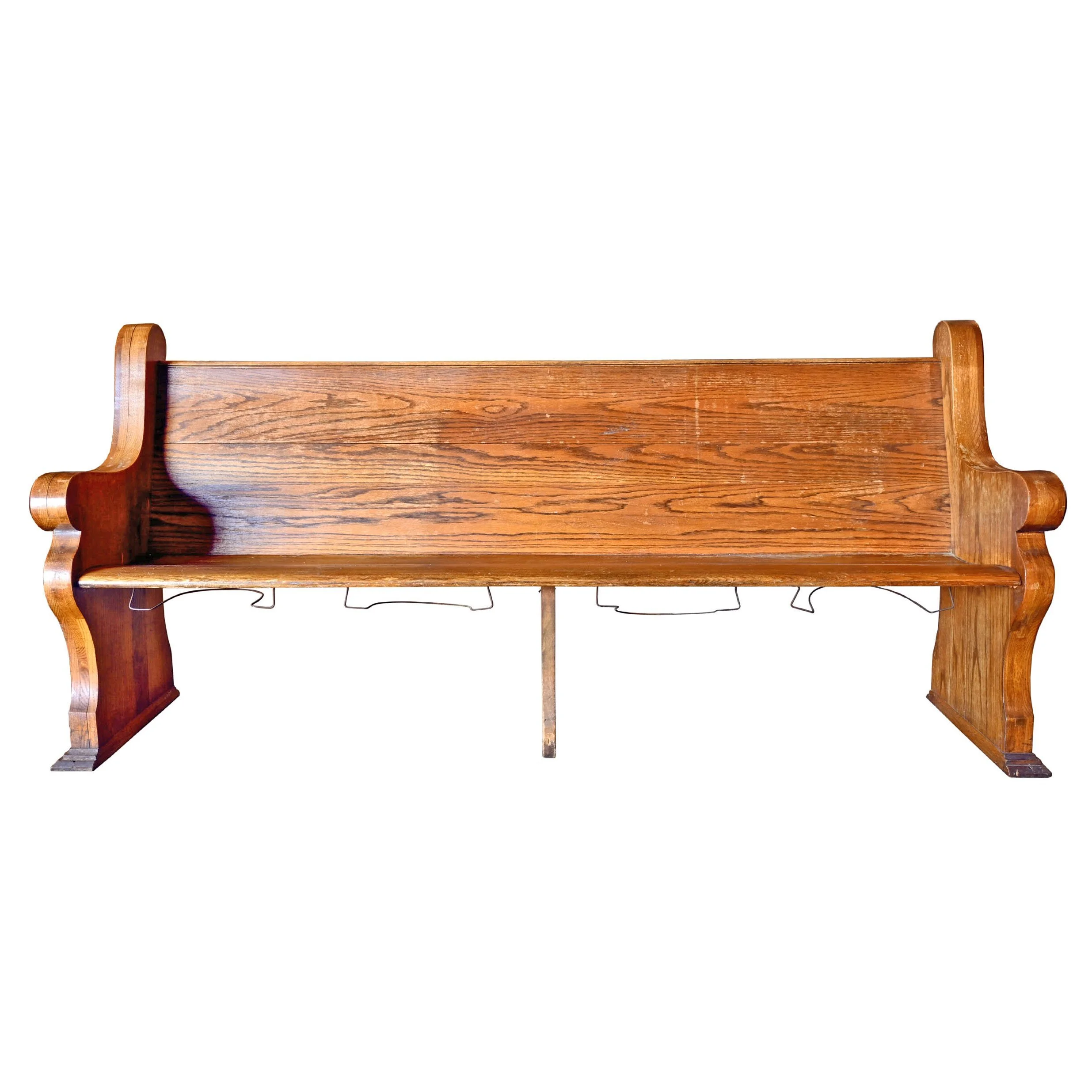 62459+gothic+straight+oak+pew+with+wire+and+wood+bible+holders+3.jpg