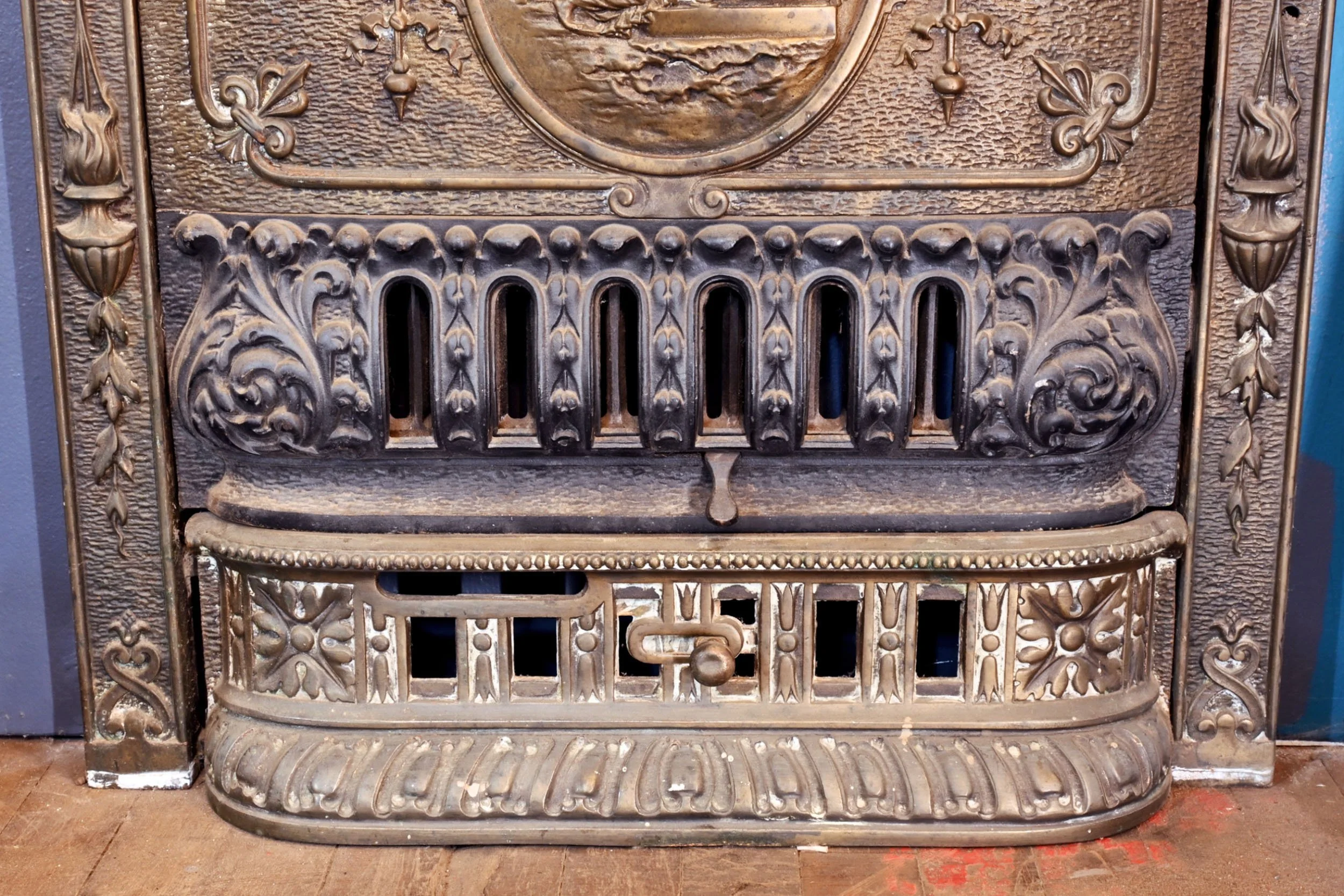 61497+ornate+cast+iron+four+piece+summer+fireplace+cover+6.jpg
