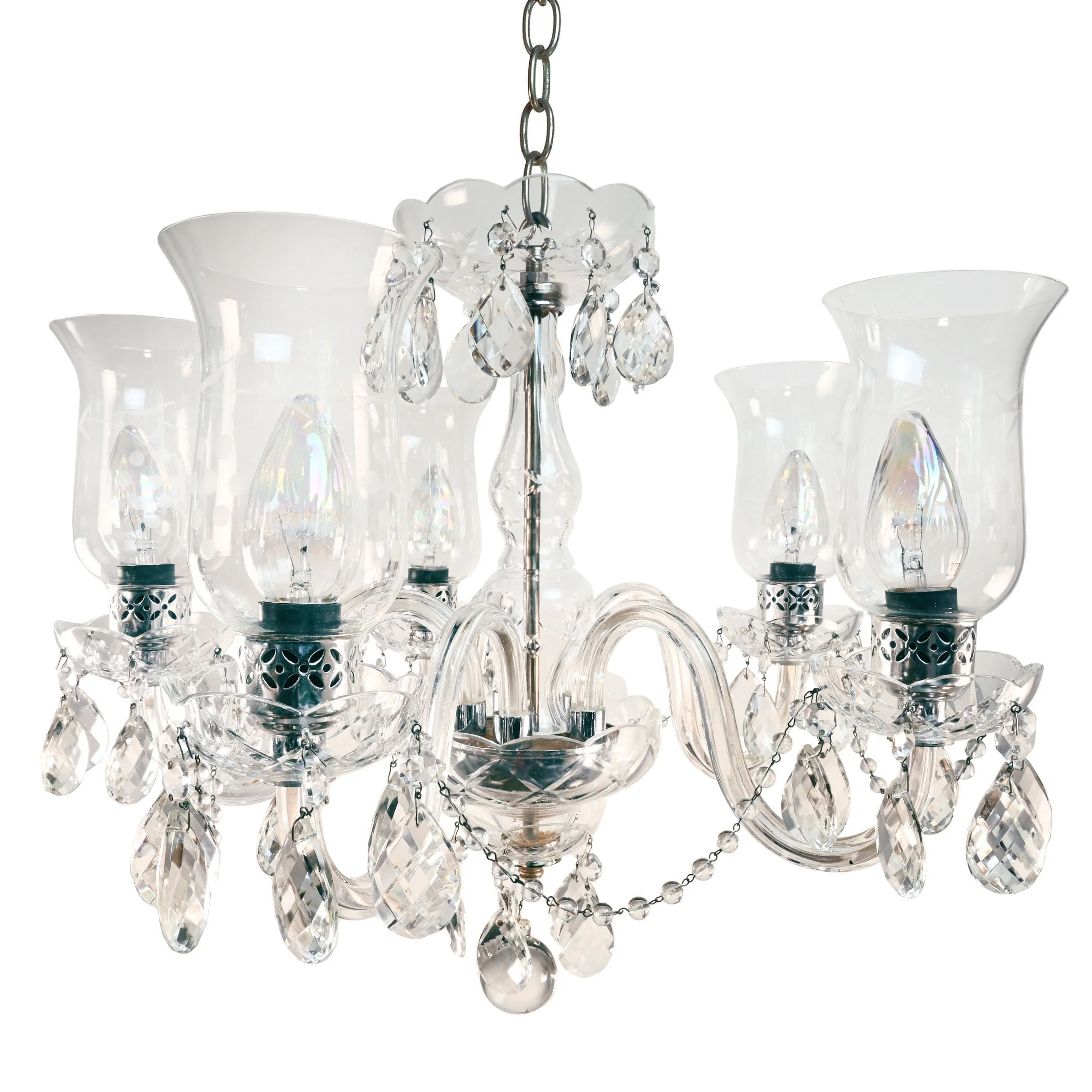 62607+glass+five+light+chandelier+with+crystal+and+roping+1.jpg