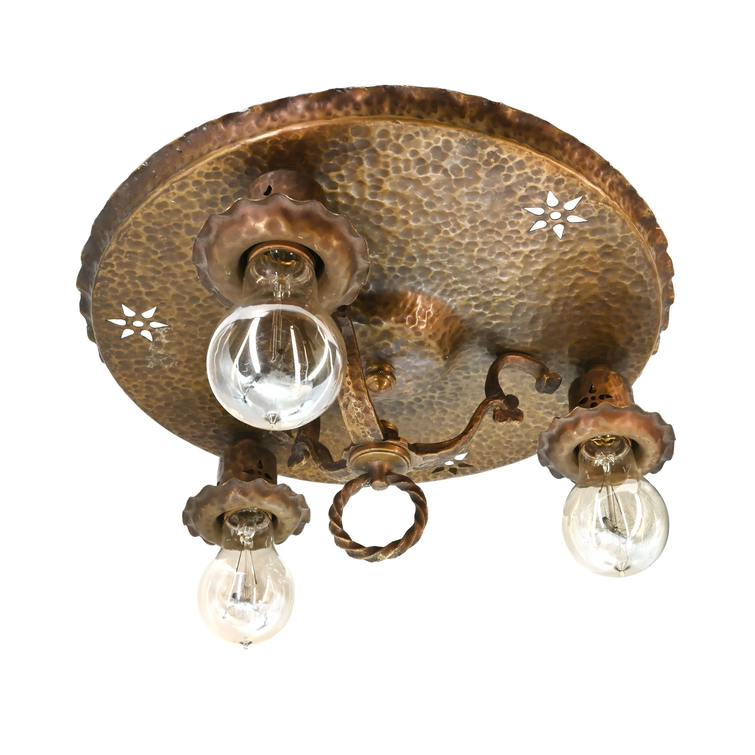 62684+hammered+bronze+three+light+arts+and+crafts+flushmount+2.jpg