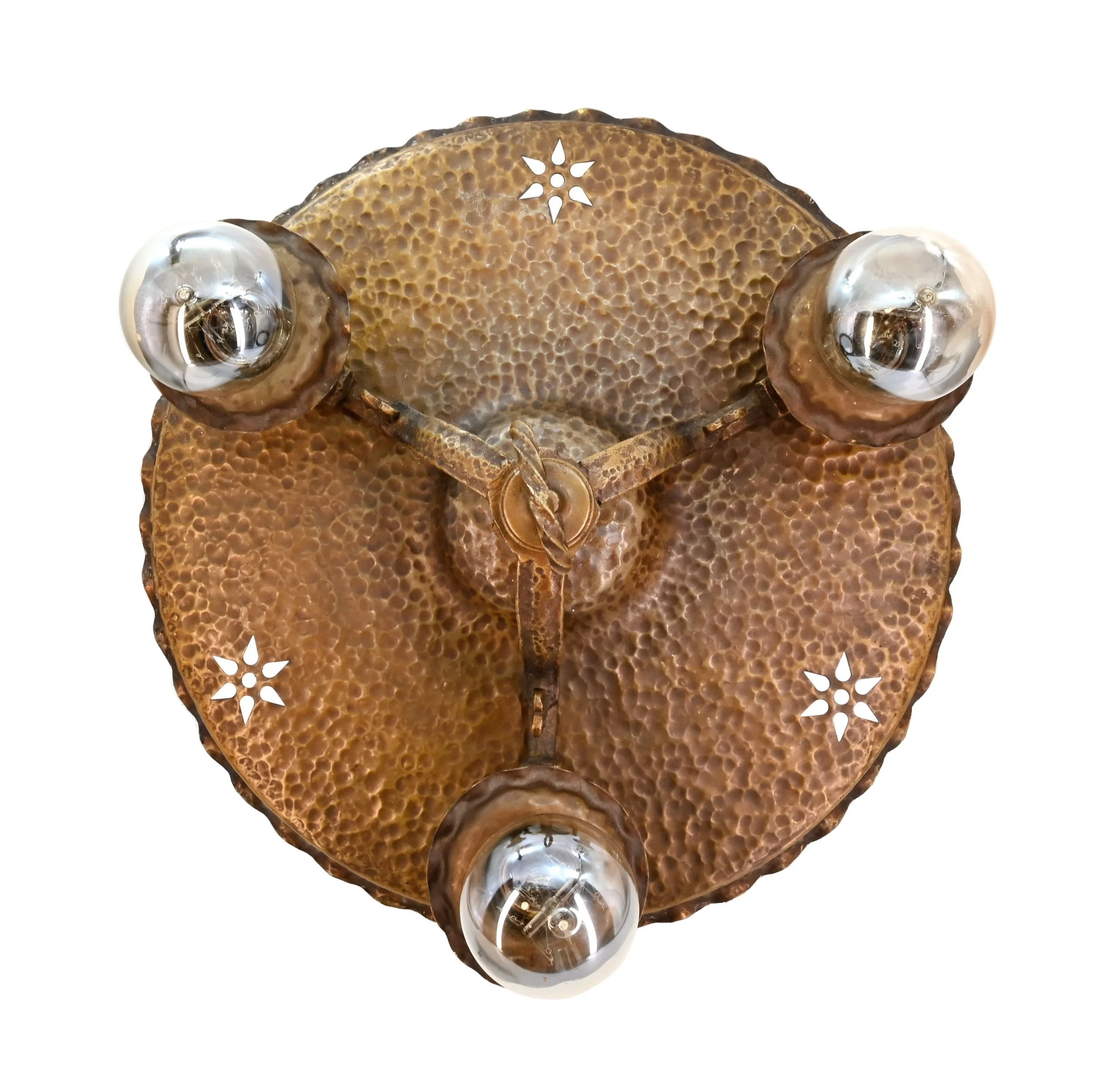 62684+hammered+bronze+three+light+arts+and+crafts+flushmount+1.jpg