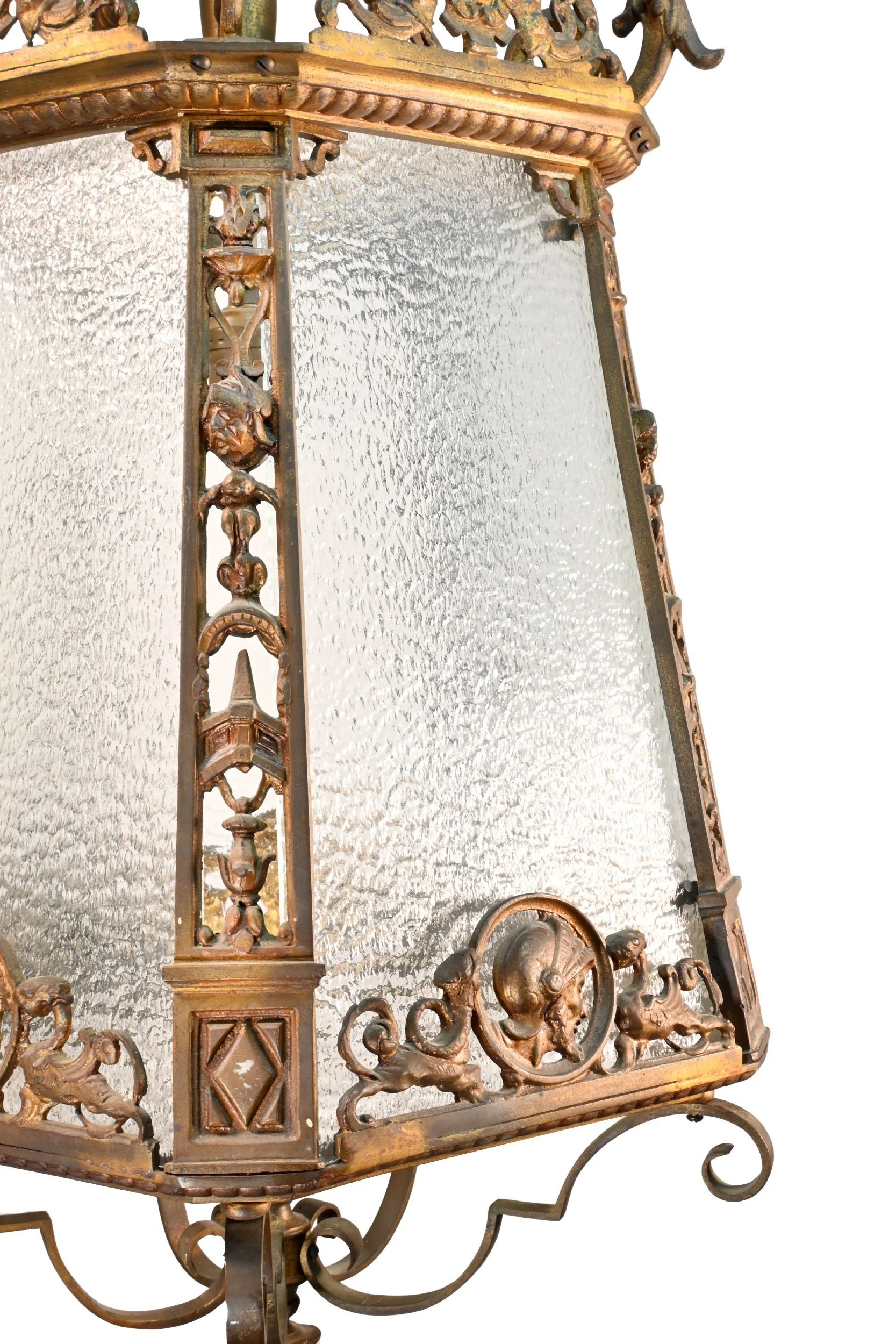 62681+ornate+lantern+style+pendant+with+soldier+and+cherub+details+and+hammered+glass+2.jpg