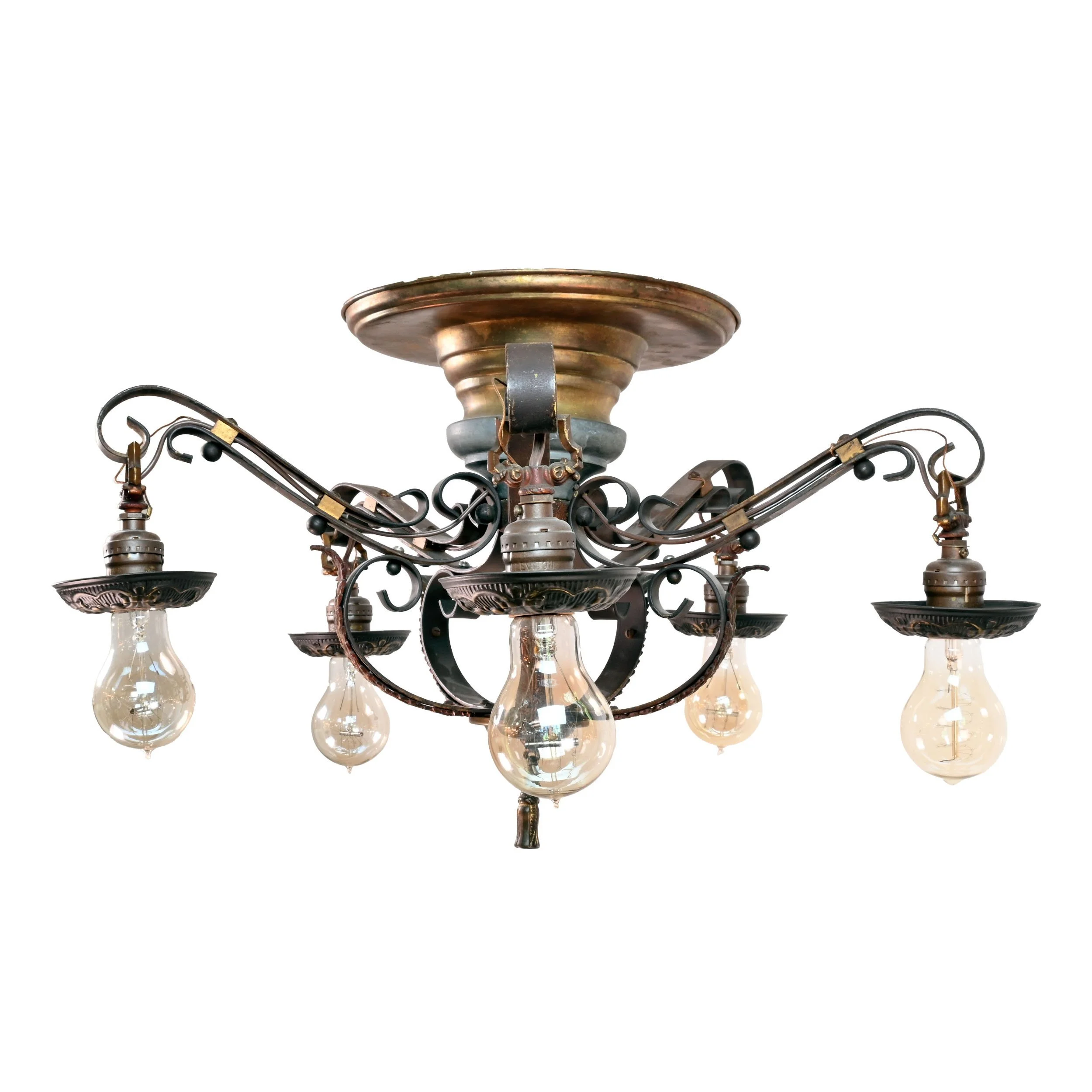 62670+copper+and+brass+five+bulb+flushmount+with+polychrome+2.jpg