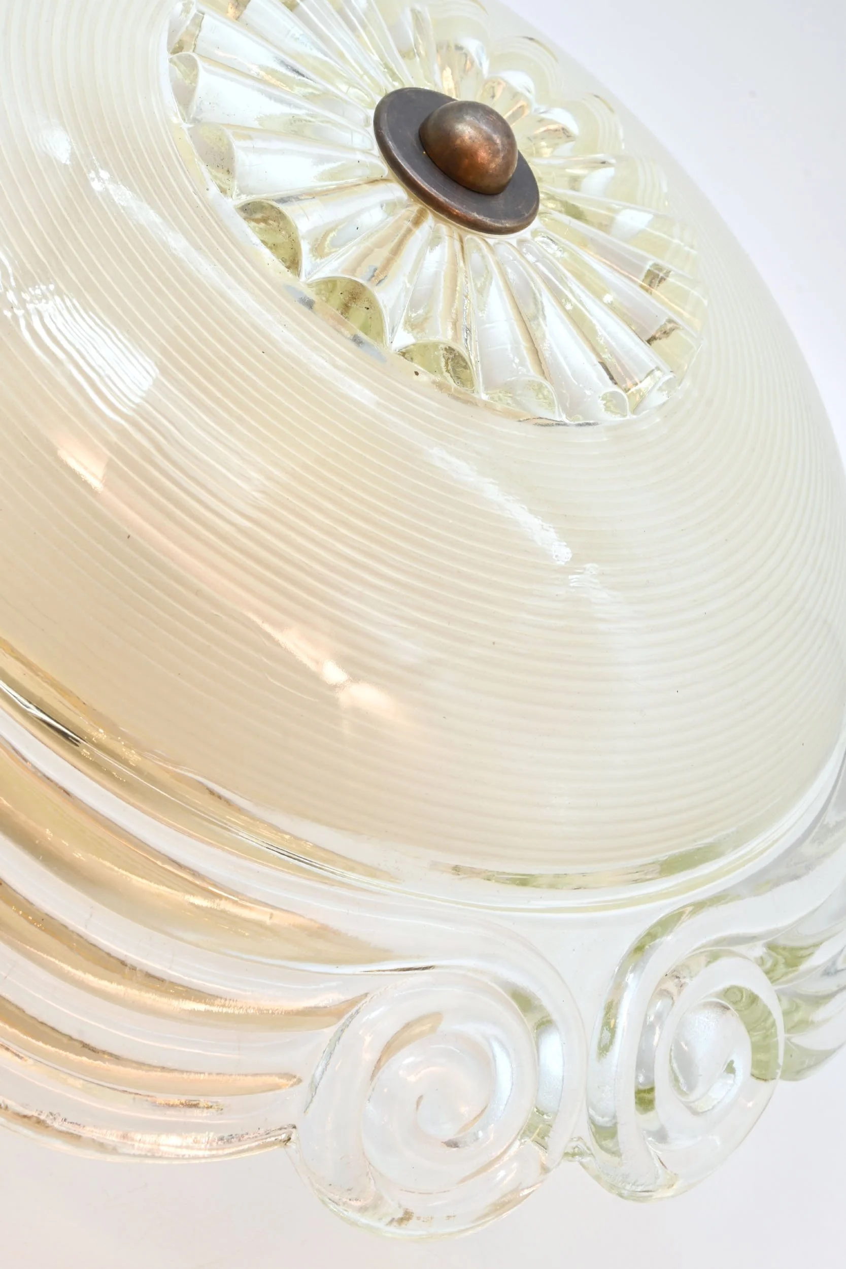 61578+gold+detailed+porcelain+three+bulb+flushmount+with+swirly+frosted+and+clear+shade+2.jpg