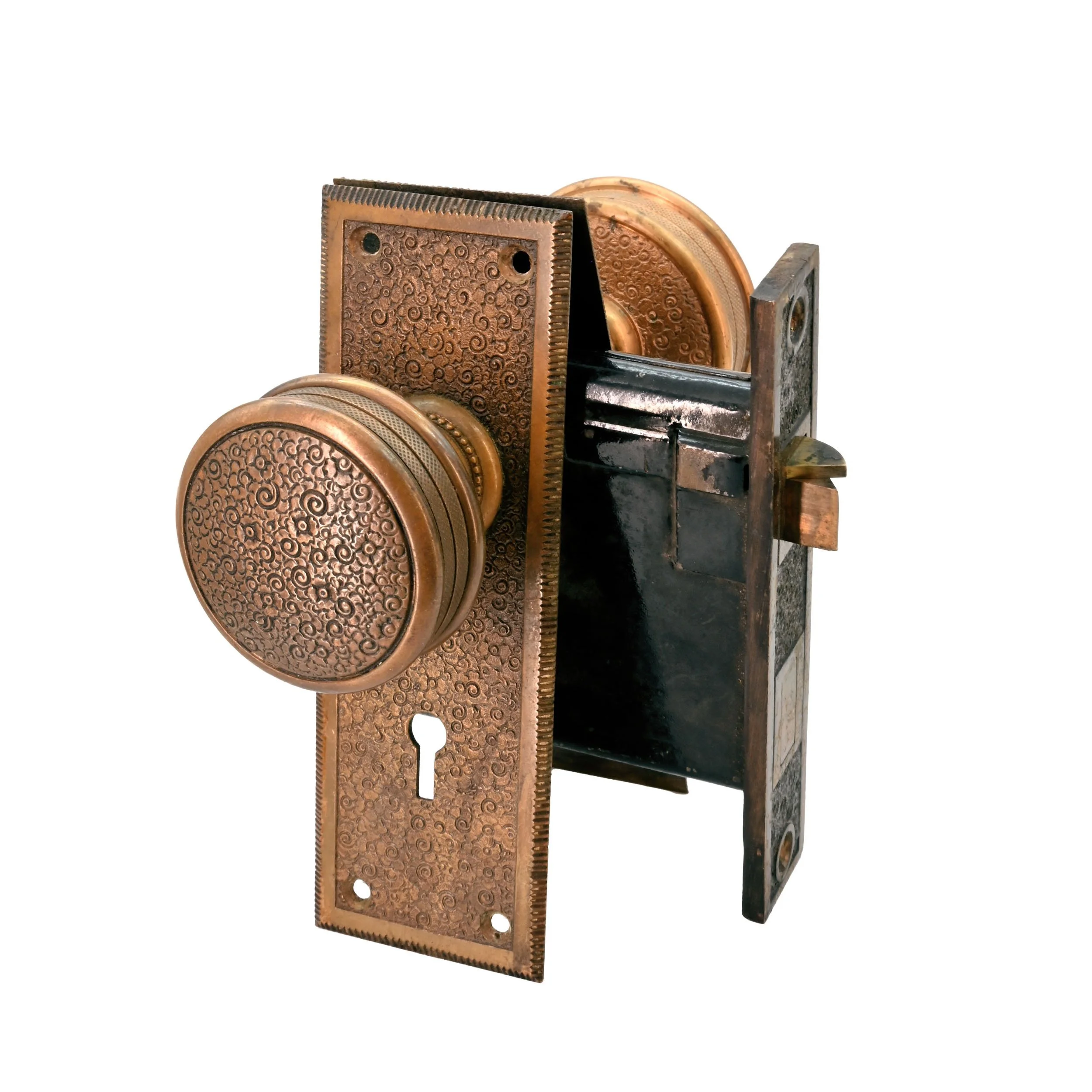 H62391+russel+and+erwin+damascene+interior+lockset+3.jpg