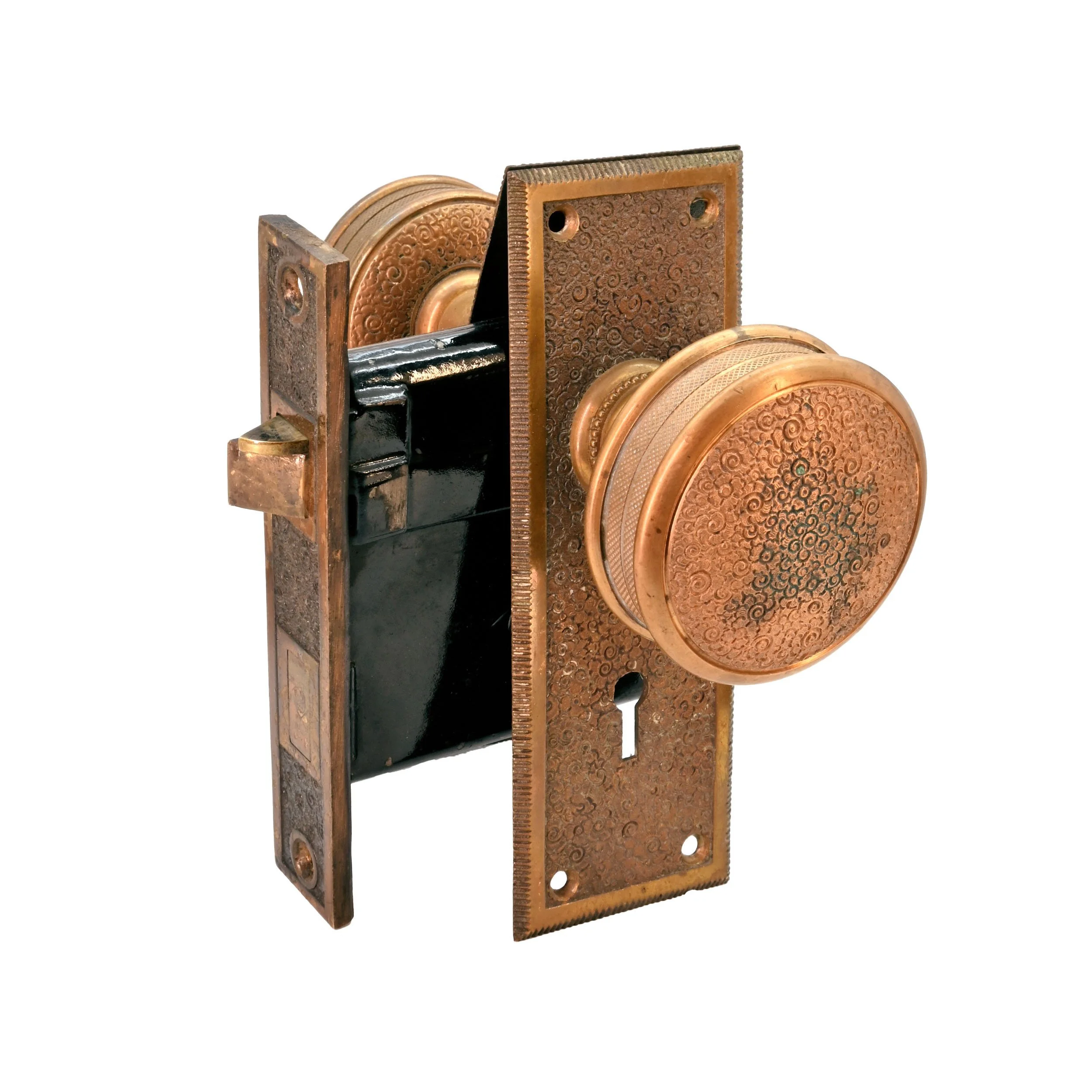 H62391+russel+and+erwin+damascene+interior+lockset+4.jpg