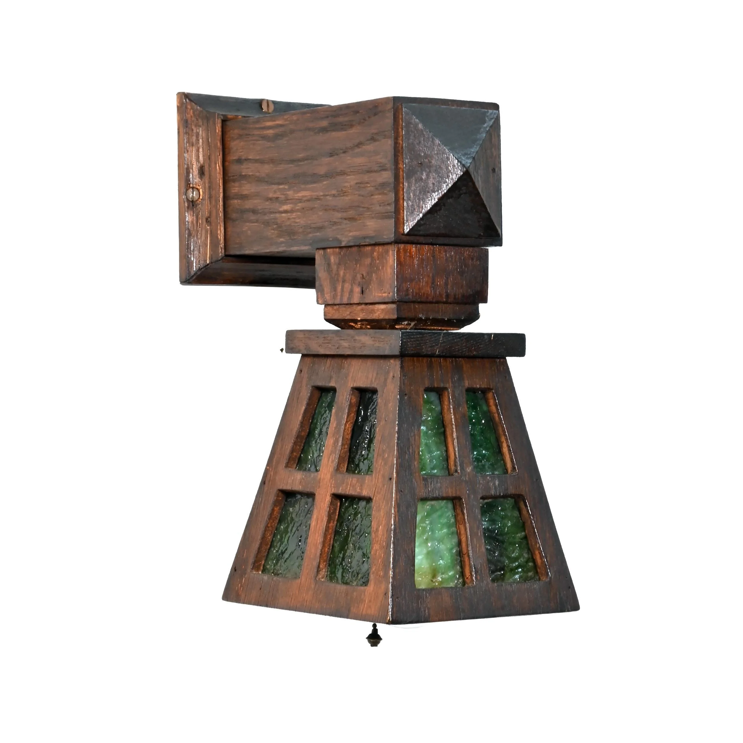 62796+dark+oak+wood+sconce+pair+with+green+slag+glass+5.jpg