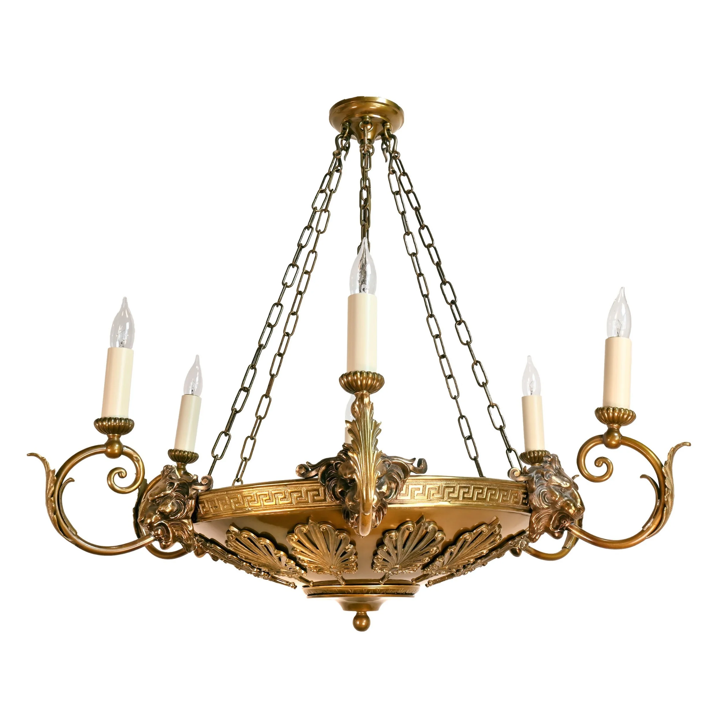 49720+large+cast+brass+decorative+chandelier+with+lions+1.jpg