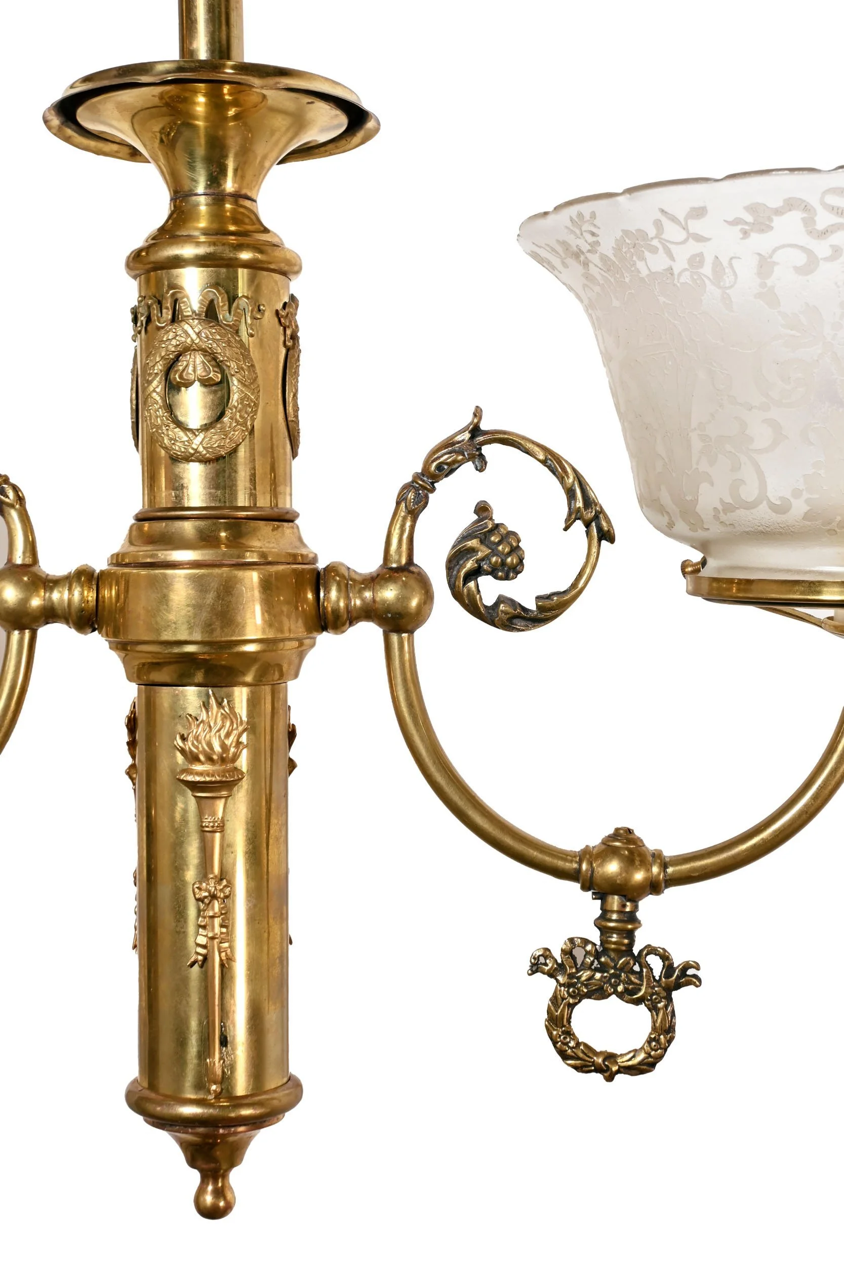 62823+brass+converted+gas+two+shade+pendant+with+wreath+details+2.jpg