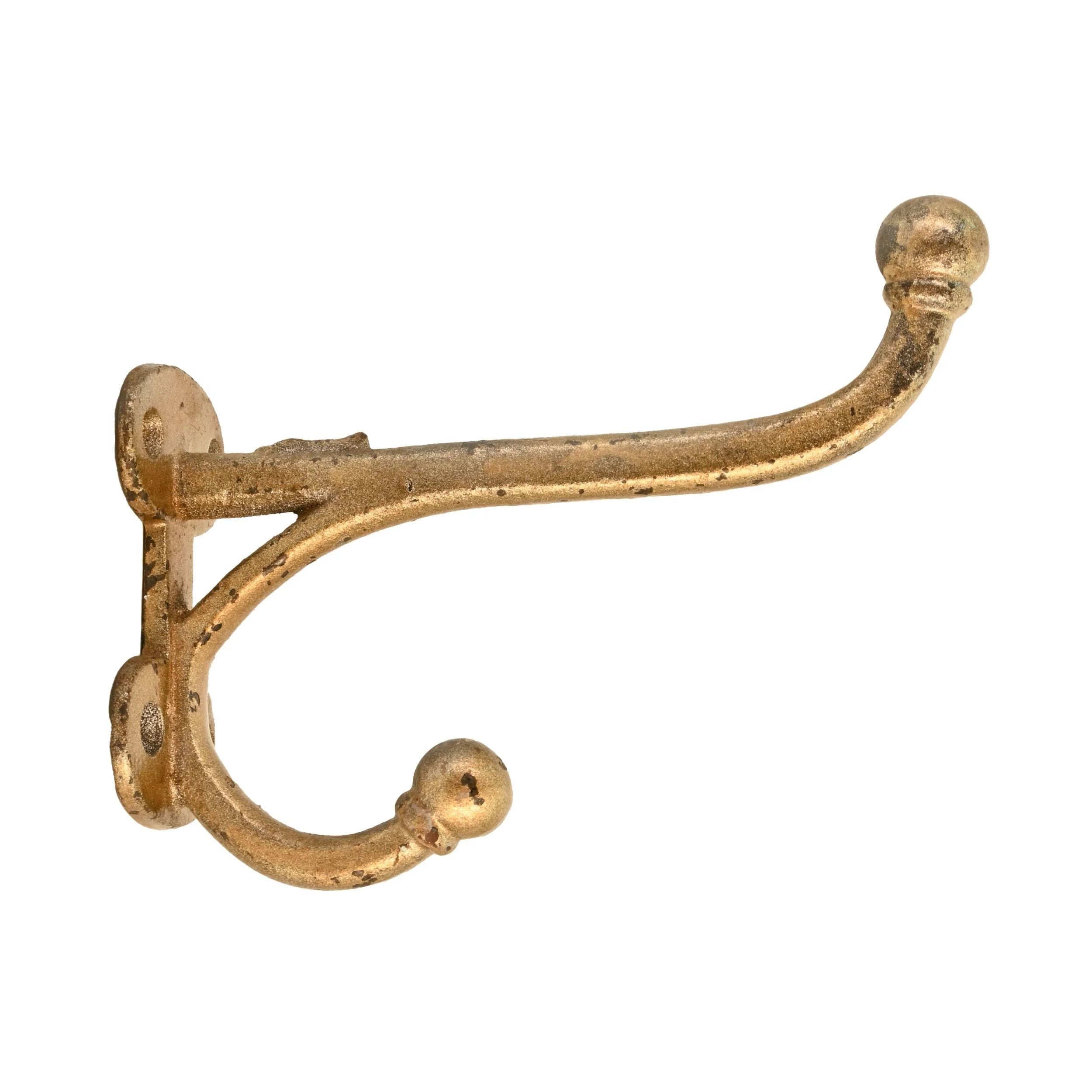 H62893+oversized+gold+painted+iron+two+arm+coat+hook+2.jpg
