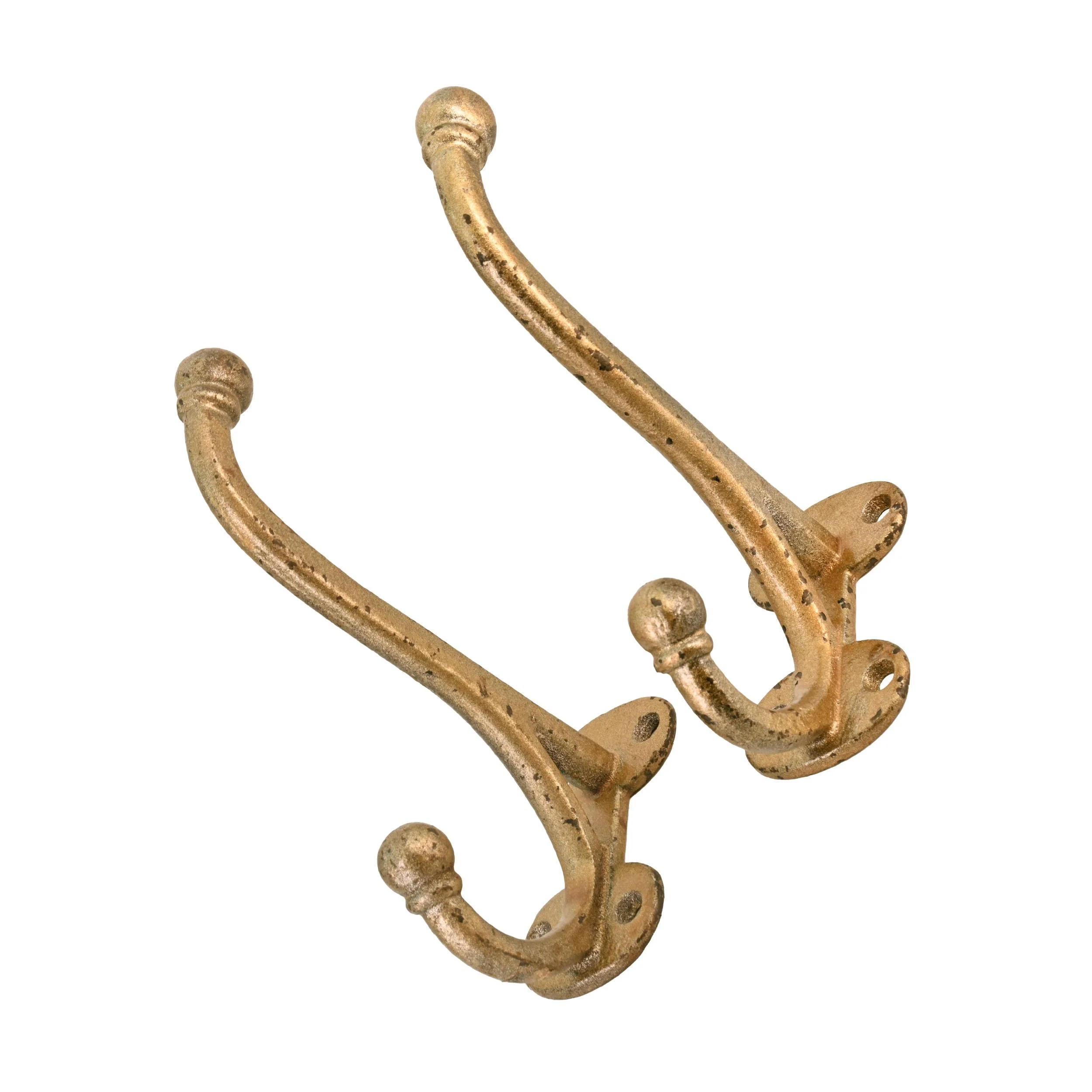 H62893+oversized+gold+painted+iron+two+arm+coat+hook+1.jpg