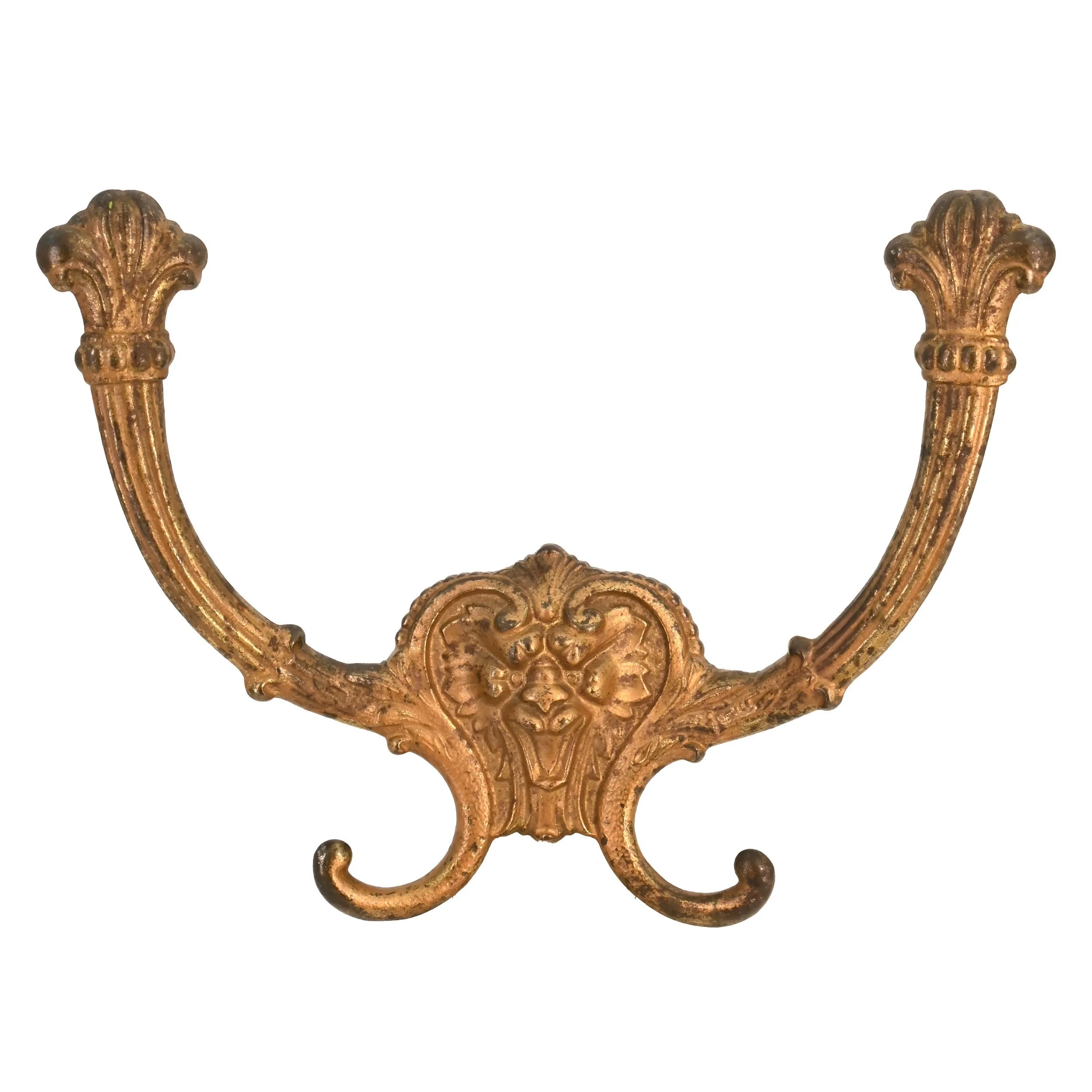 H62905+cast+iron+two+arm+coat+hook+with+face+1.jpg